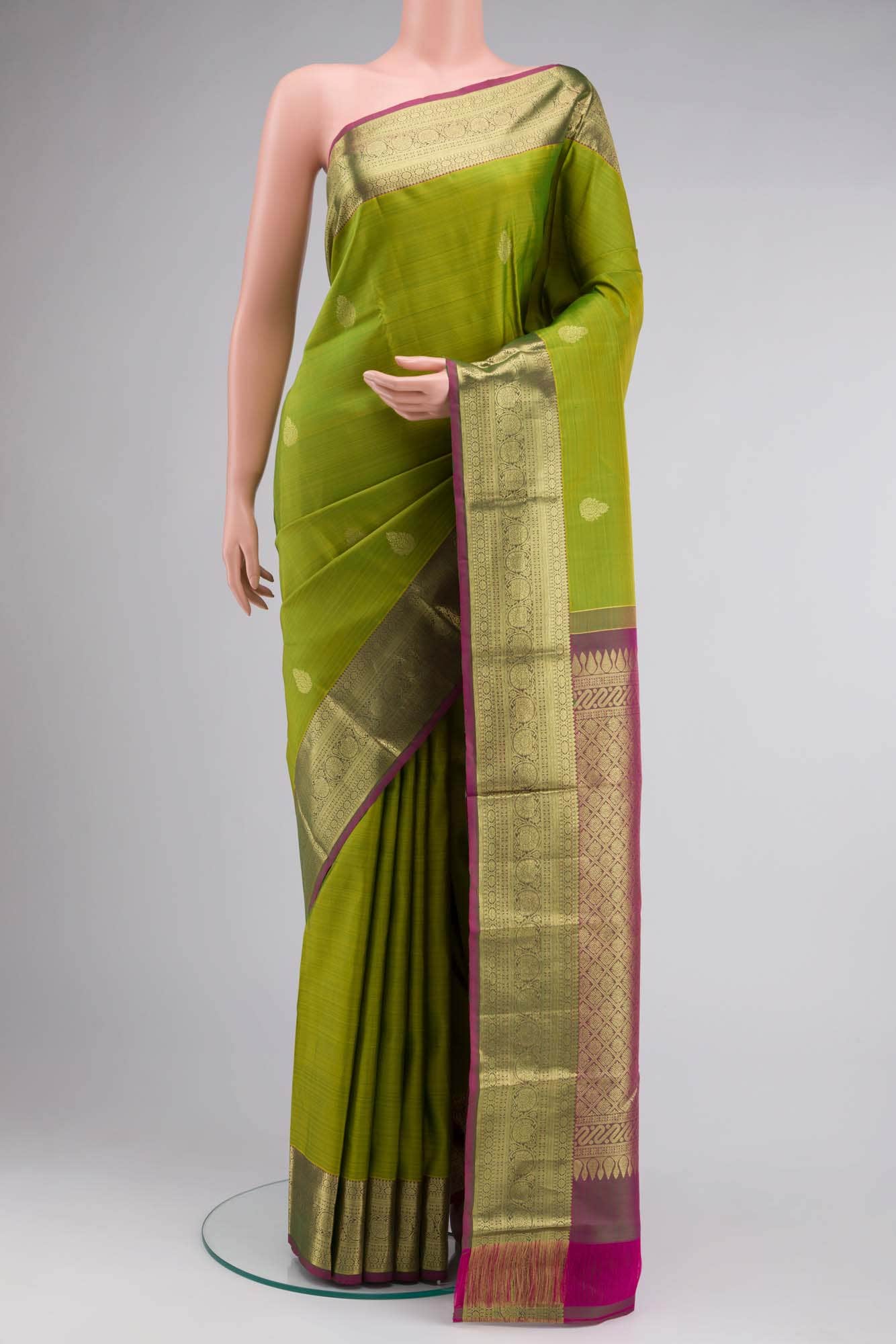 Green Kanchipuram Silk Saree