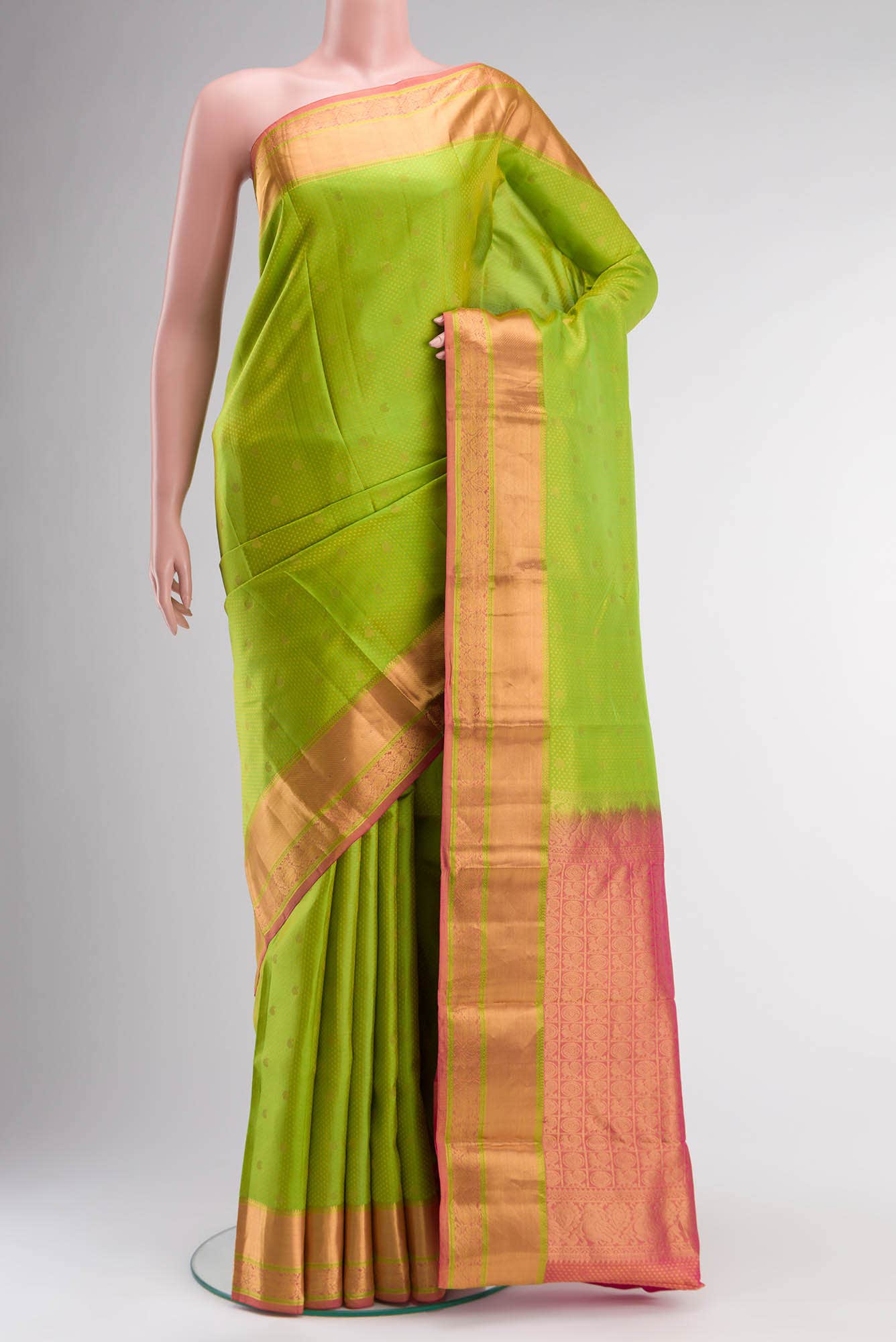Green Kanchipuram Silk Saree