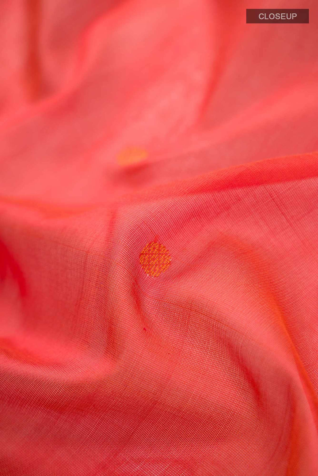 Orange Silk Cotton Saree