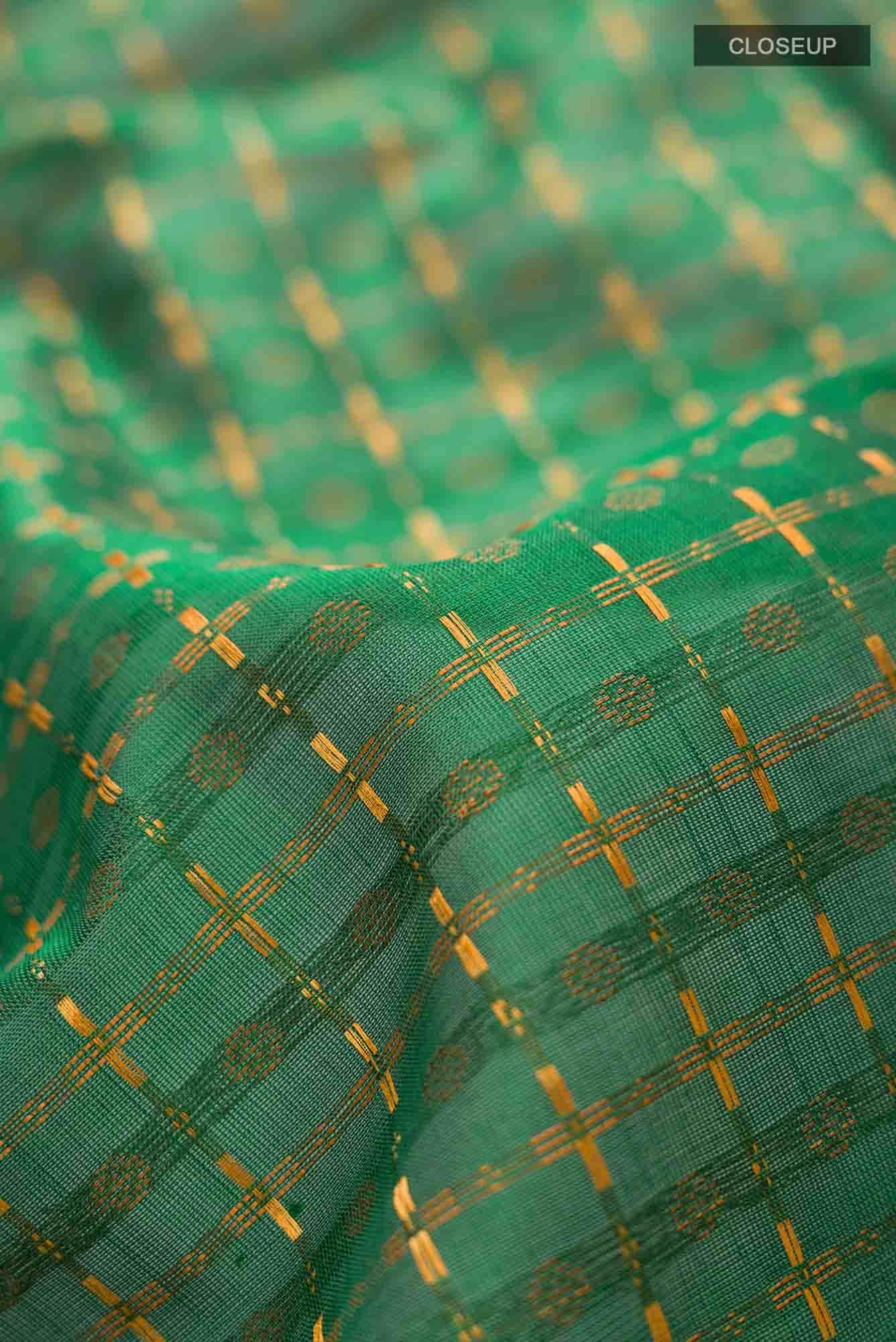 Green Coimbatore Silk Cotton Saree