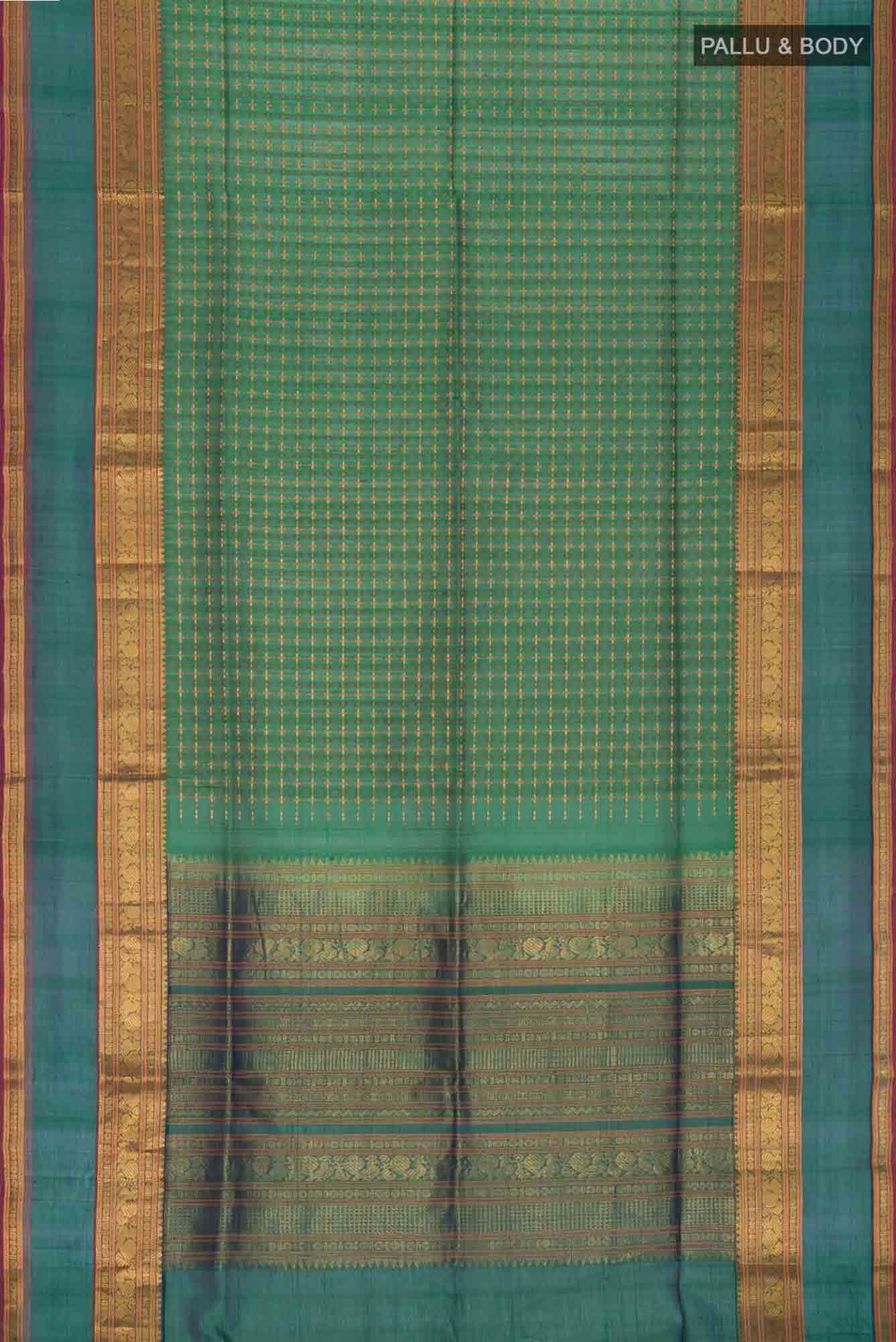 Green Coimbatore Silk Cotton Saree