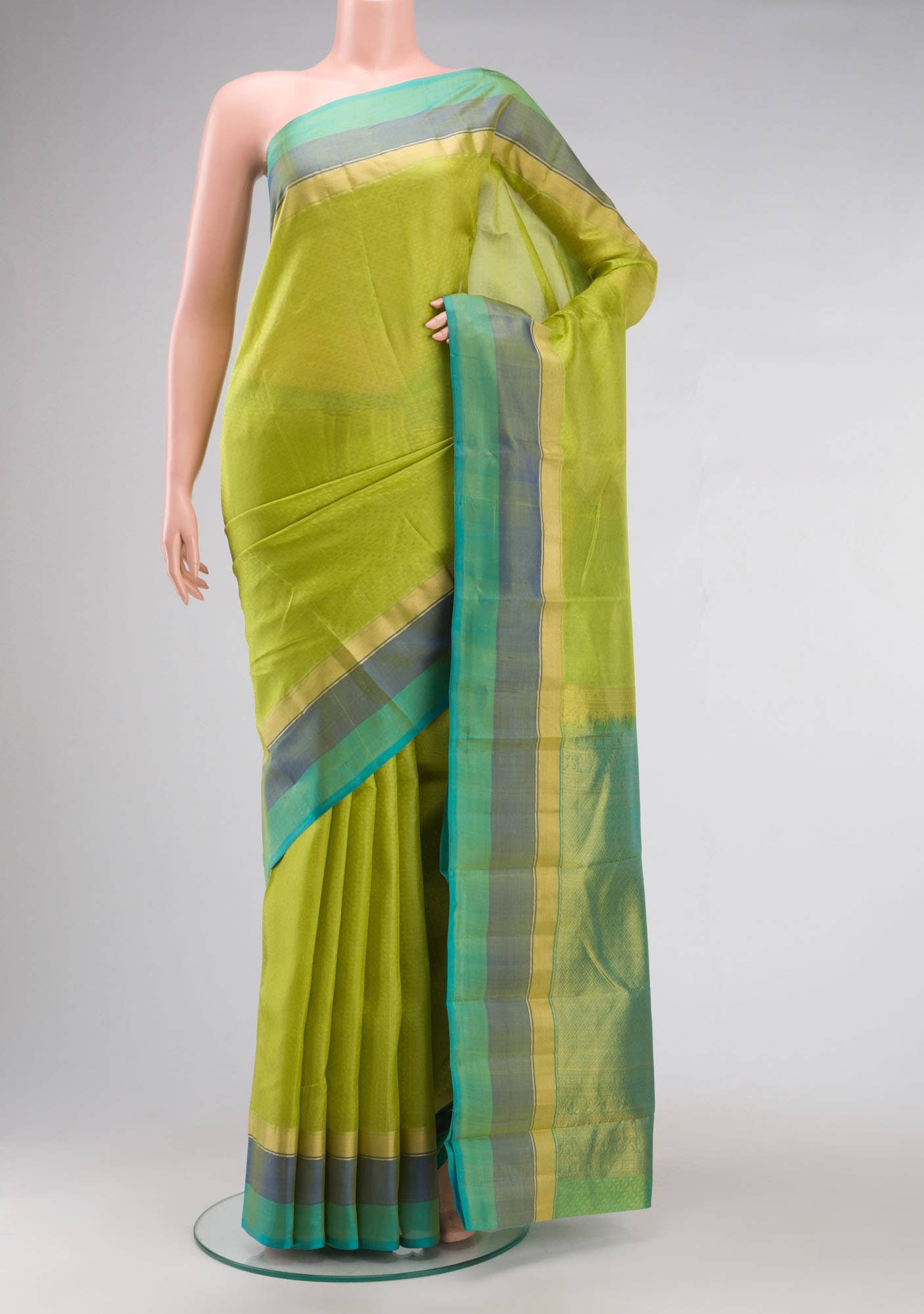Green Kanchipuram Silk Saree