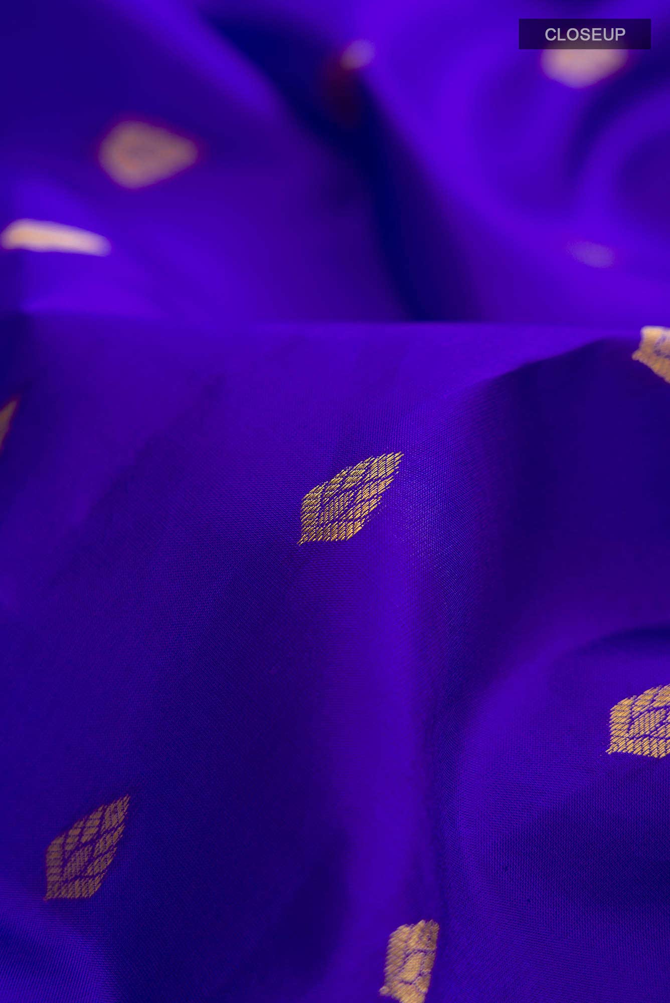 Blue Kanchipuram Silk Saree