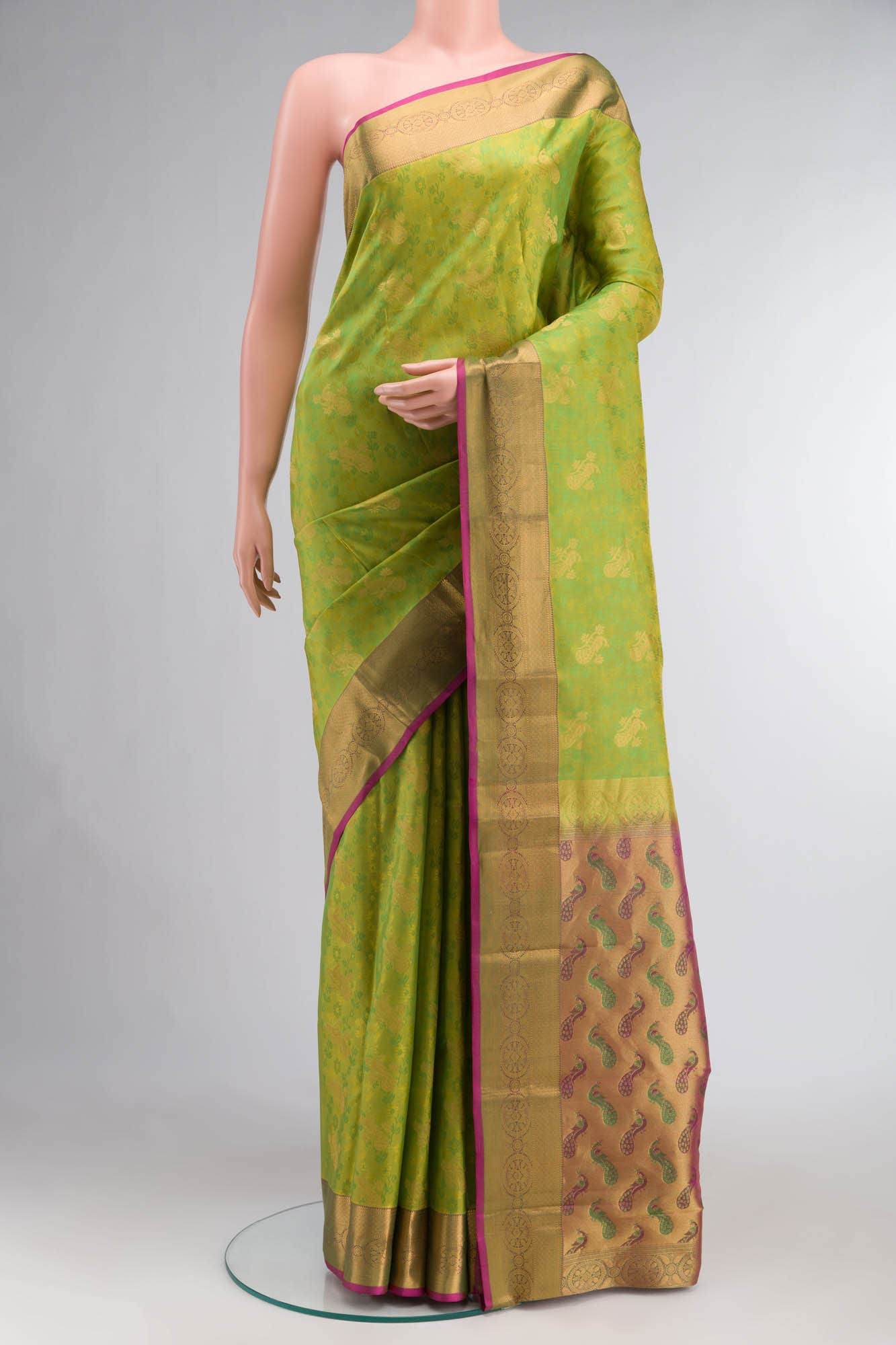 Green Kanchipuram Silk Saree