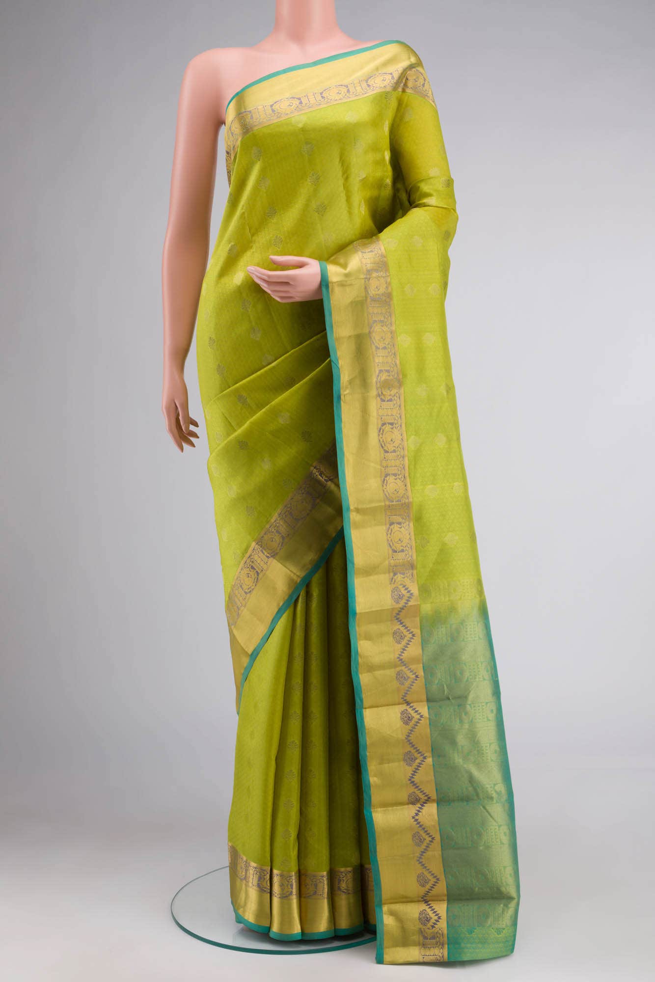 Green Kanchipuram Silk Saree