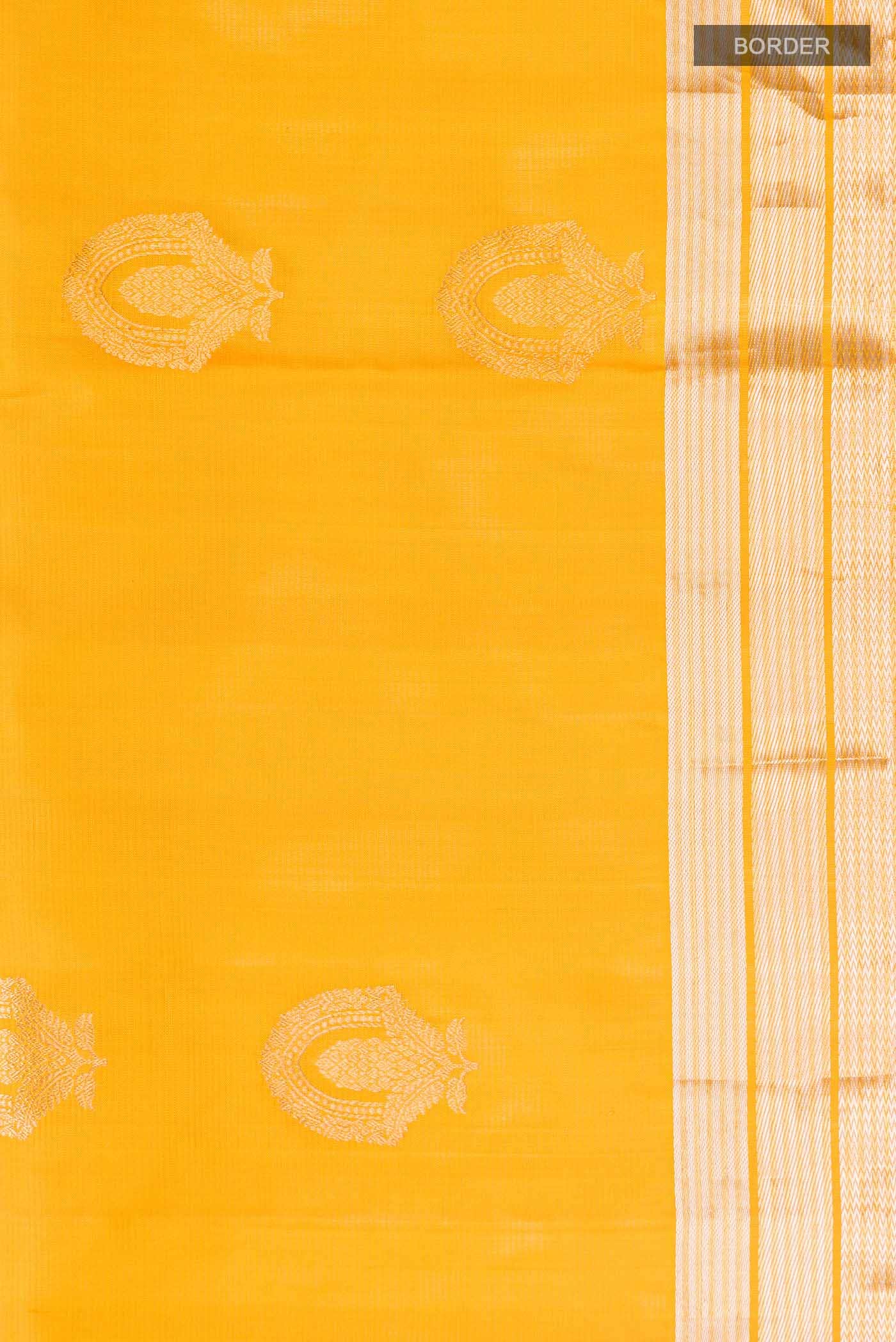 Yellow Soft Silk Saree