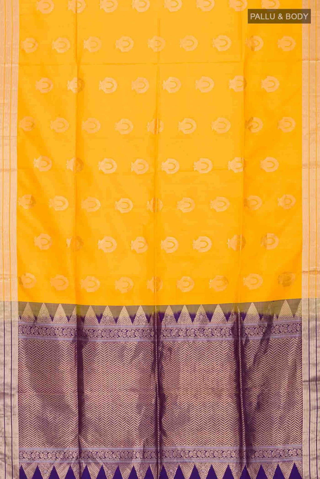 Yellow Soft Silk Saree