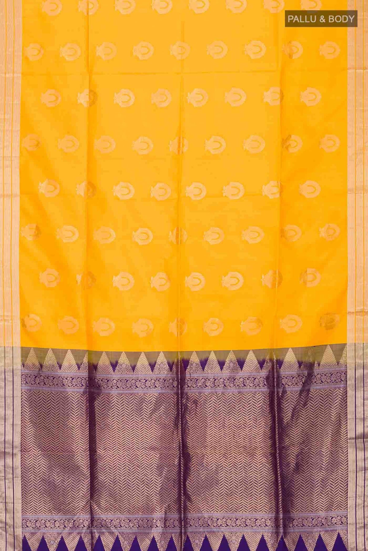 Yellow Soft Silk Saree