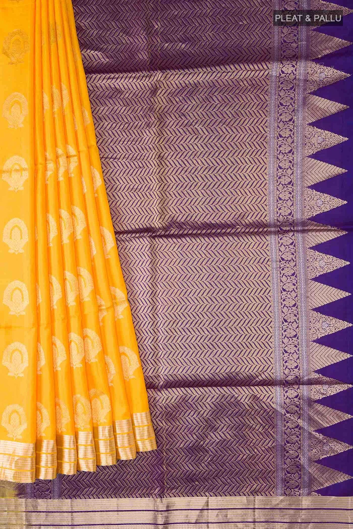 Yellow Soft Silk Saree