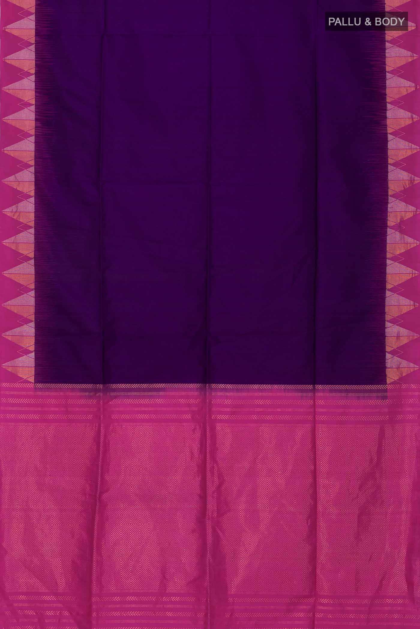 Navy Blue Soft Silk Saree