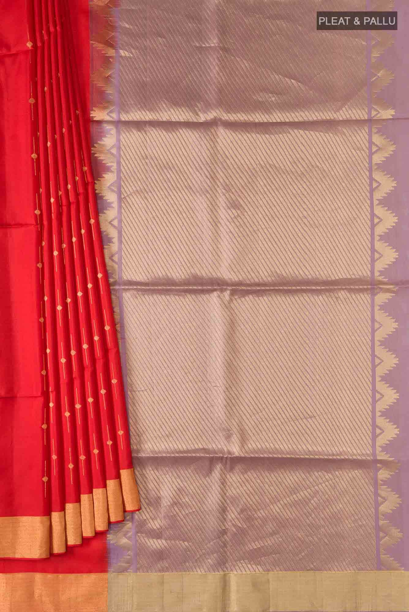 Red Soft Silk Saree