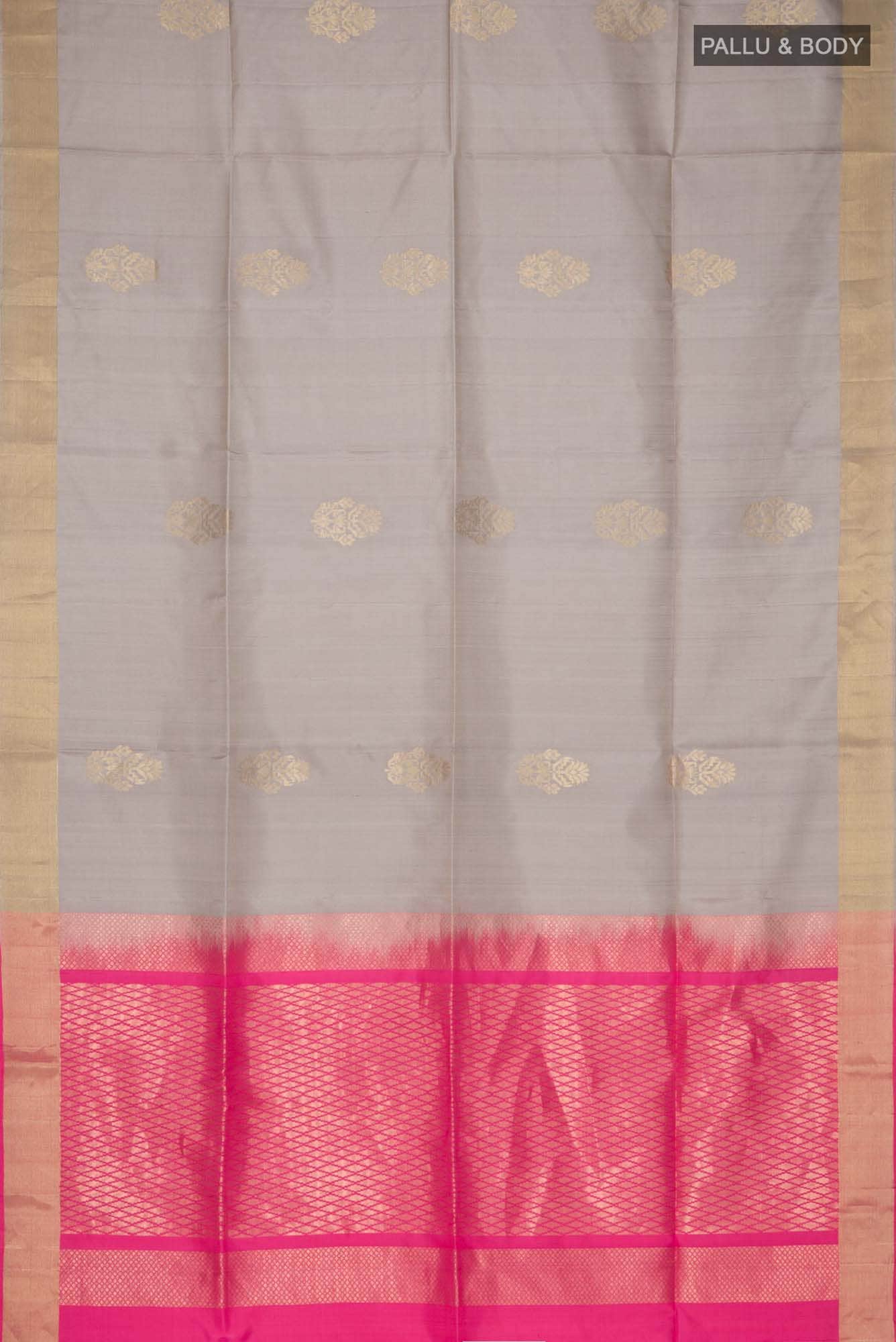 Dark Beige Soft Silk Saree