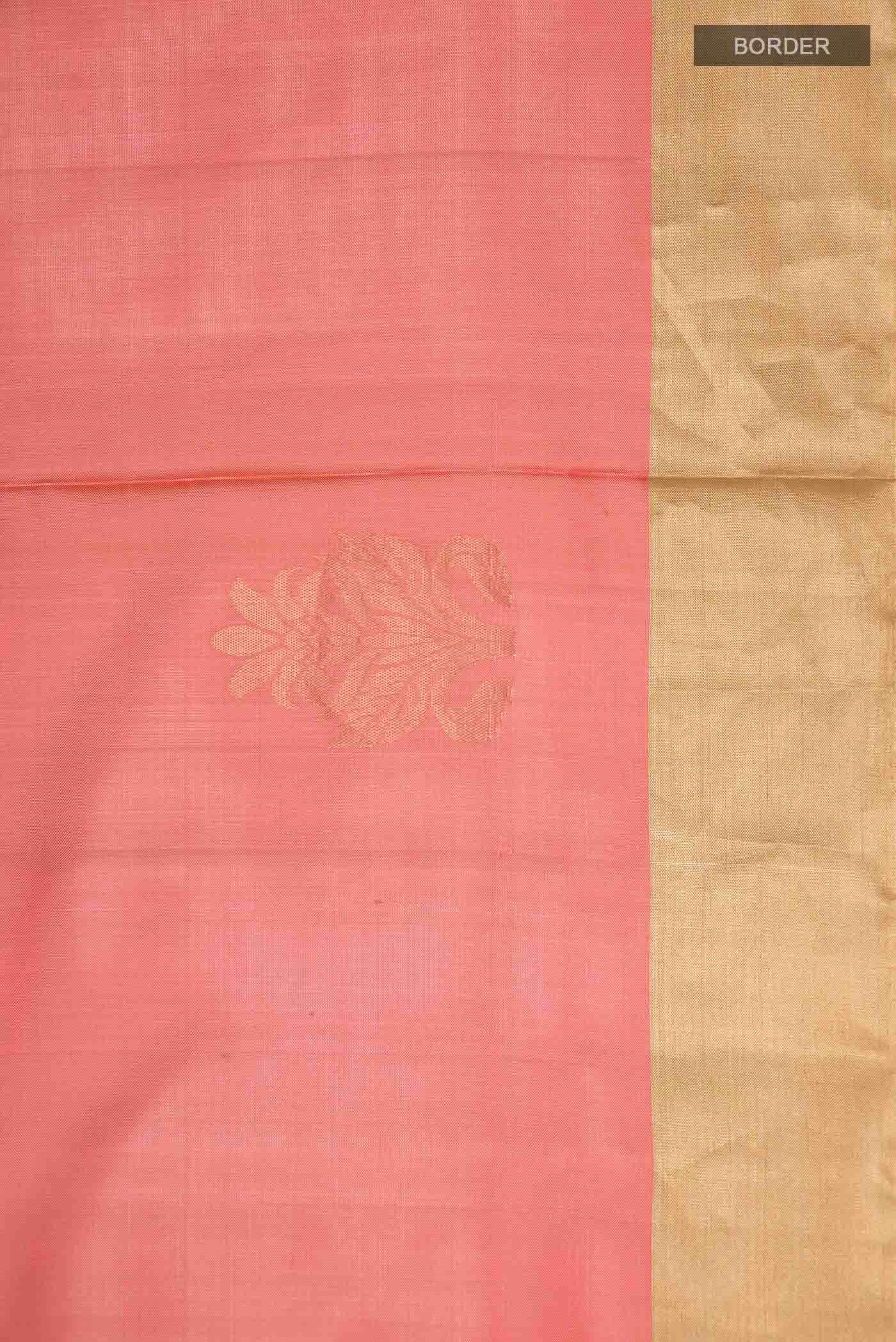 Peach Soft Silk Saree