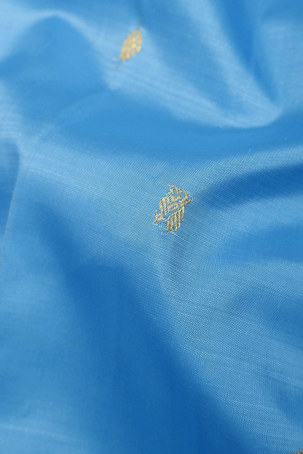 Blue Kanchipuram Silk Saree
