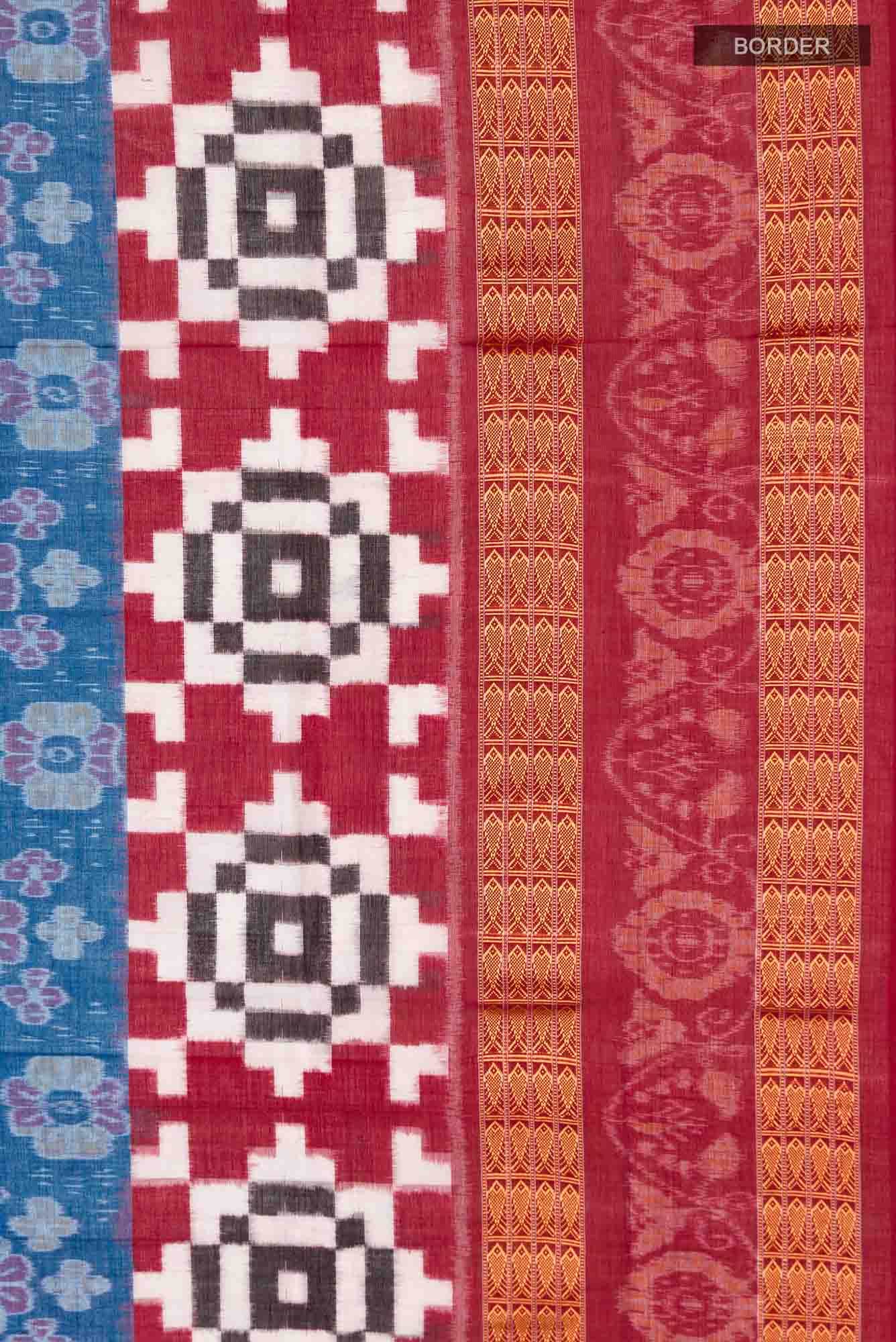 Multi Pochampally Cotton Saree