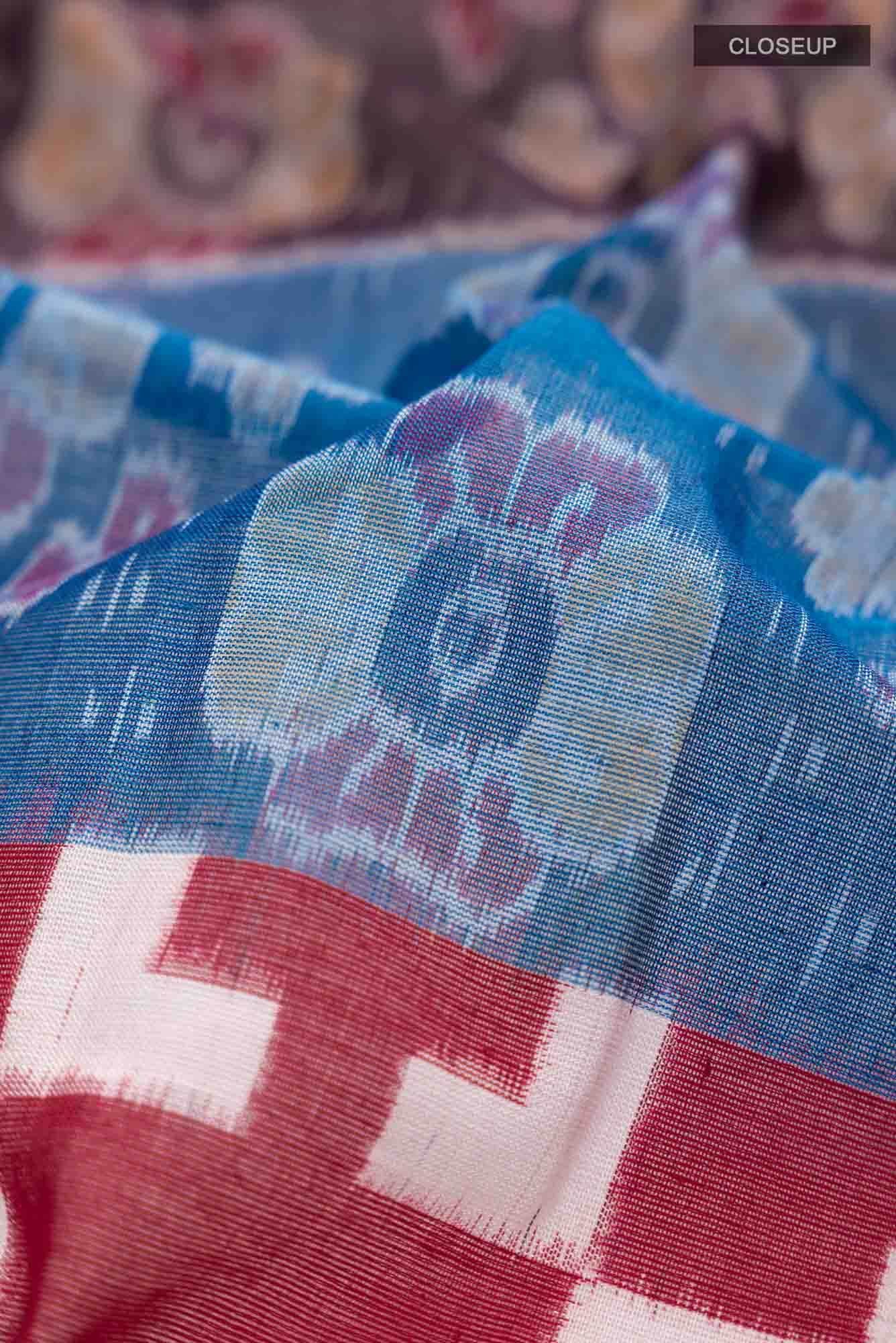 Multi Pochampally Cotton Saree