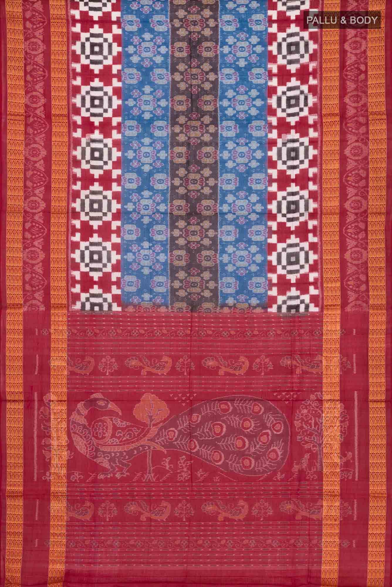 Multi Pochampally Cotton Saree