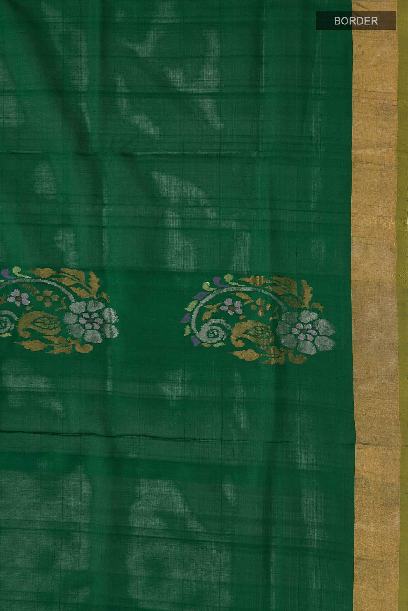 Green Uppada Silk Saree