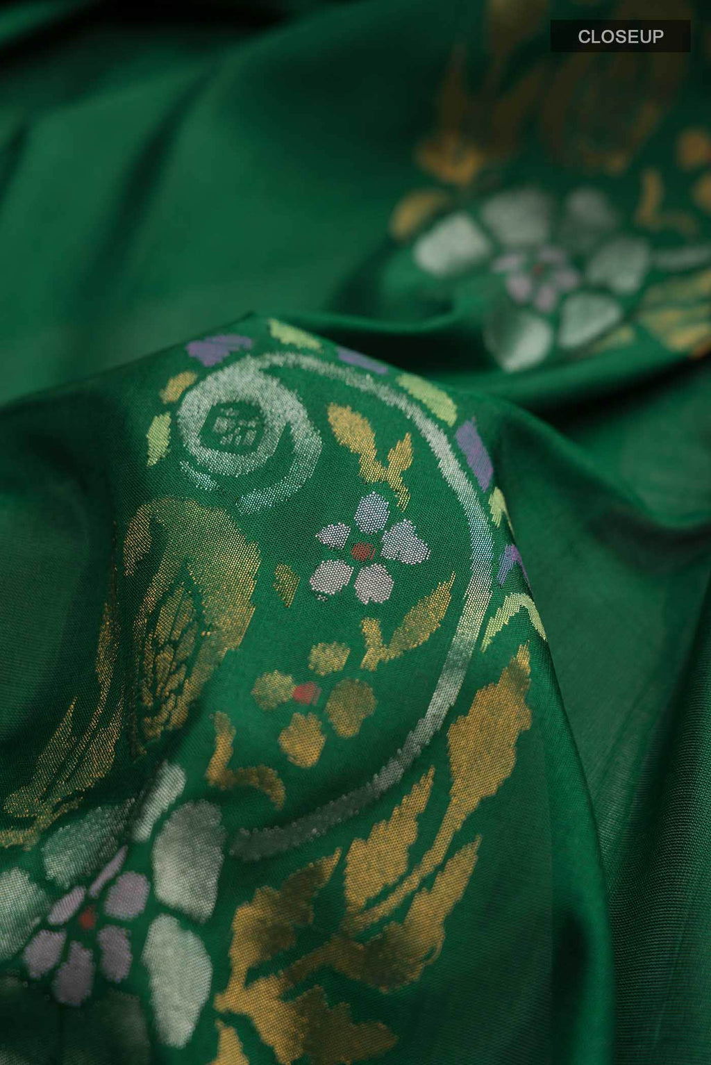 Green Uppada Silk Saree