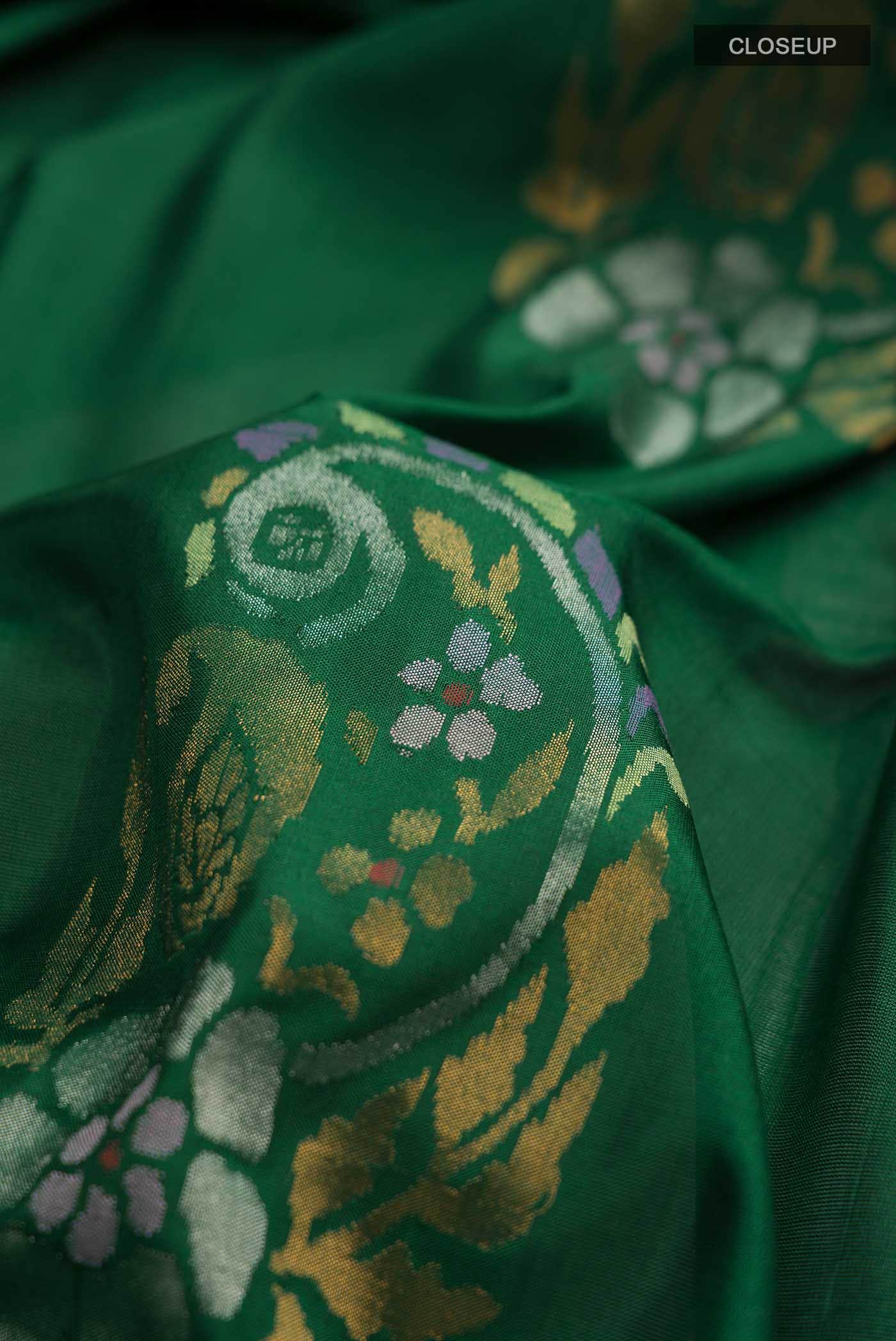 Green Uppada Silk Saree