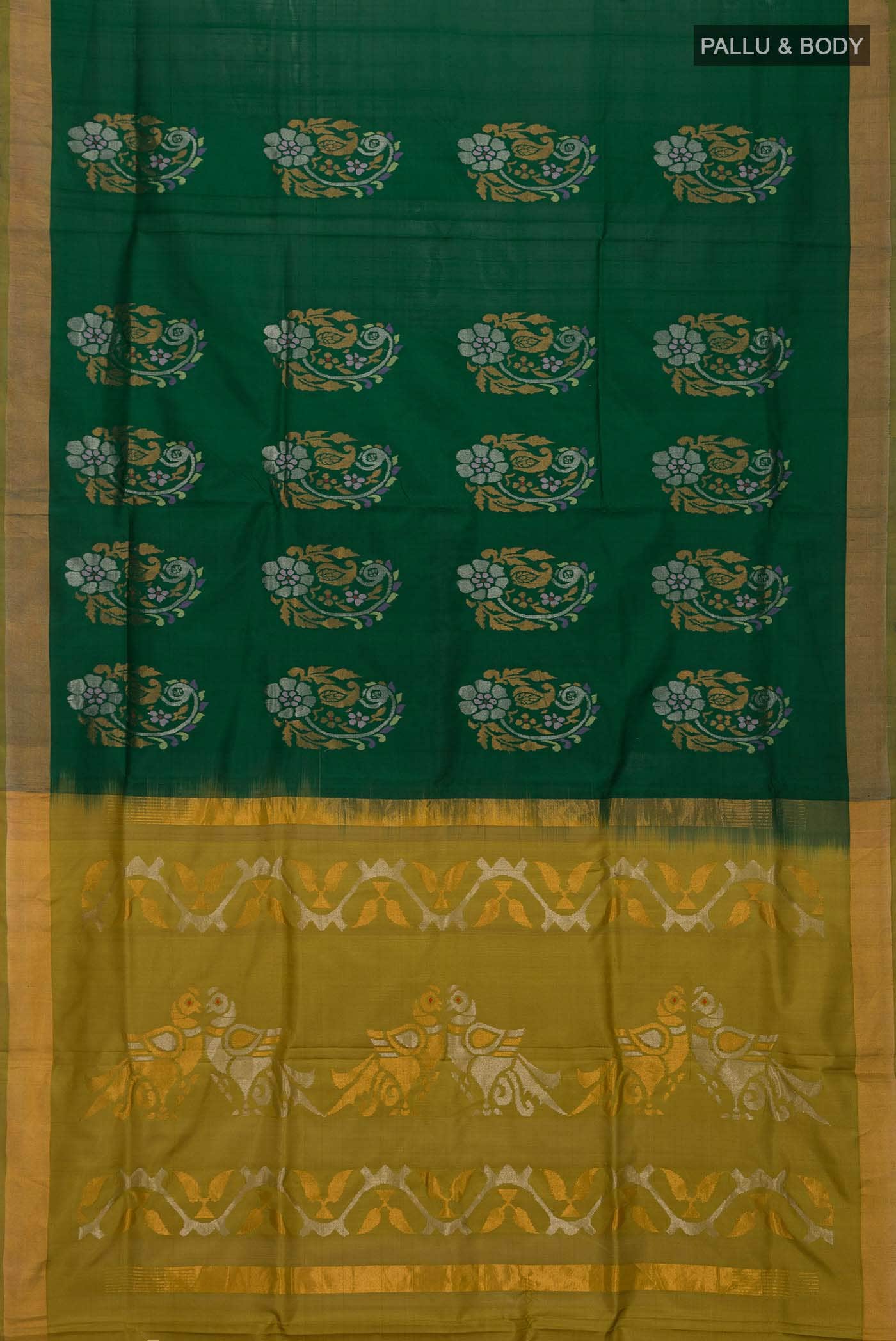 Green Uppada Silk Saree