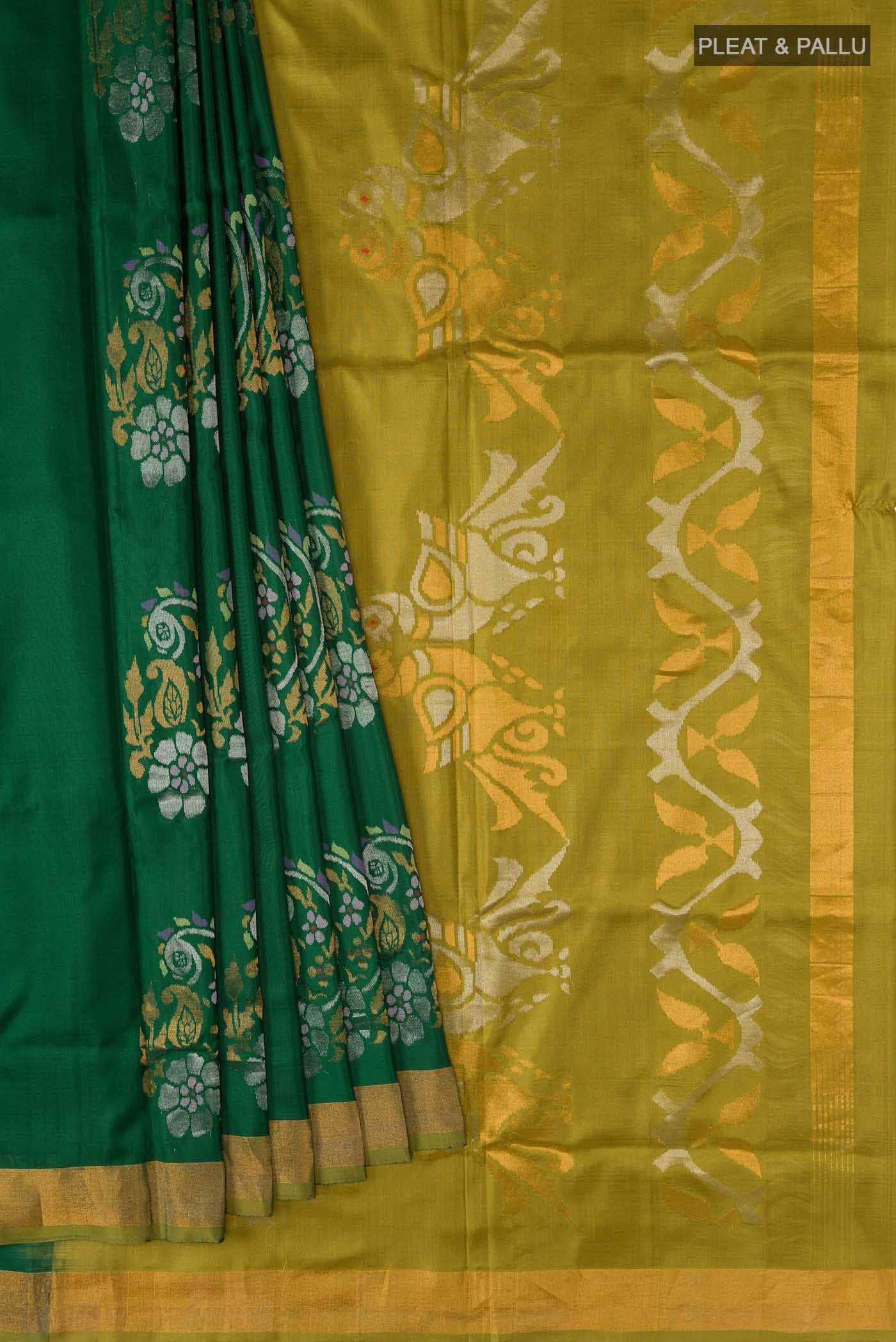 Green Uppada Silk Saree
