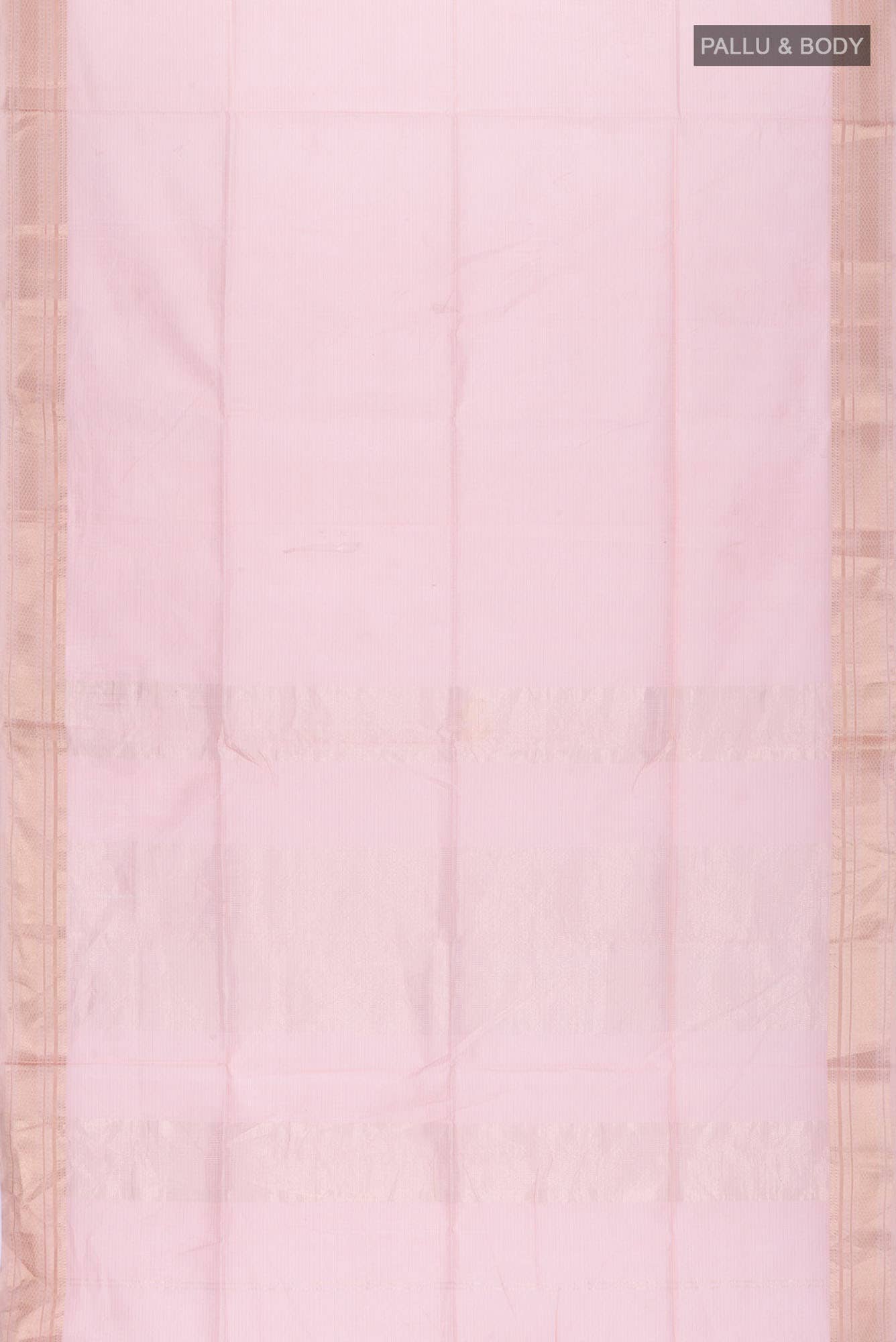 Peach Maheshwari Silk Cotton Saree