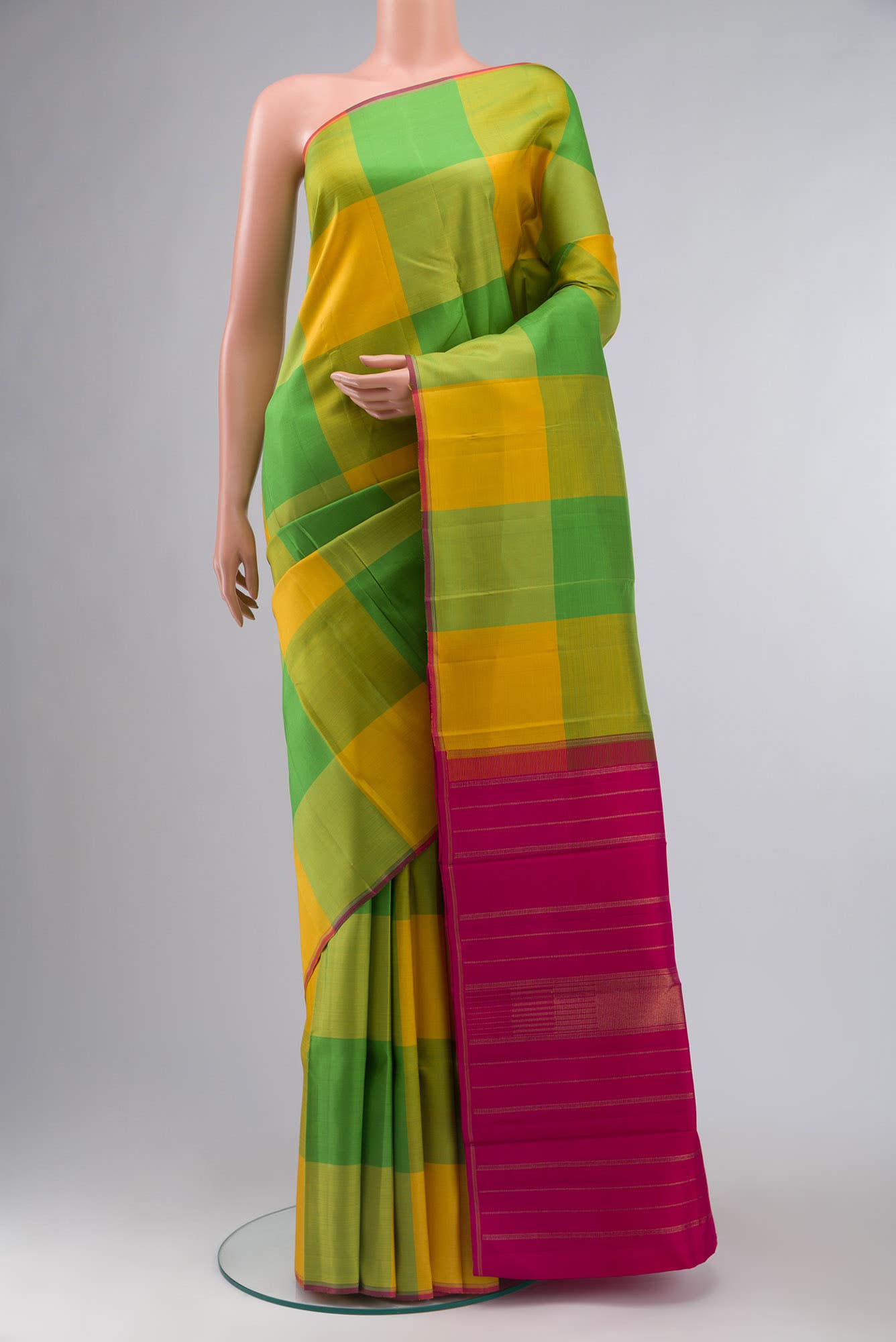 Multi Kanchipuram Silk Saree