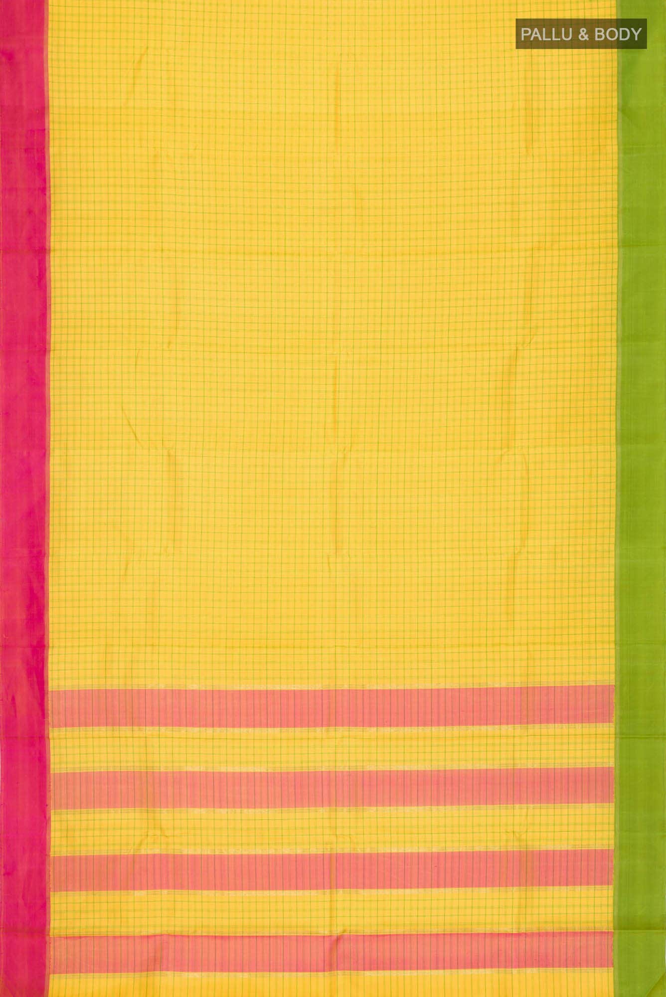 Yellow Kanchipuram Silk Saree