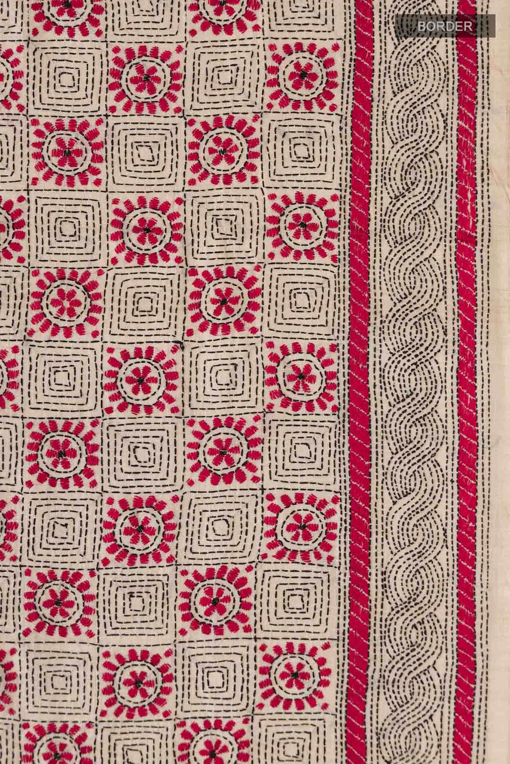 Beige Bhagalpuri Tussar Silk Saree