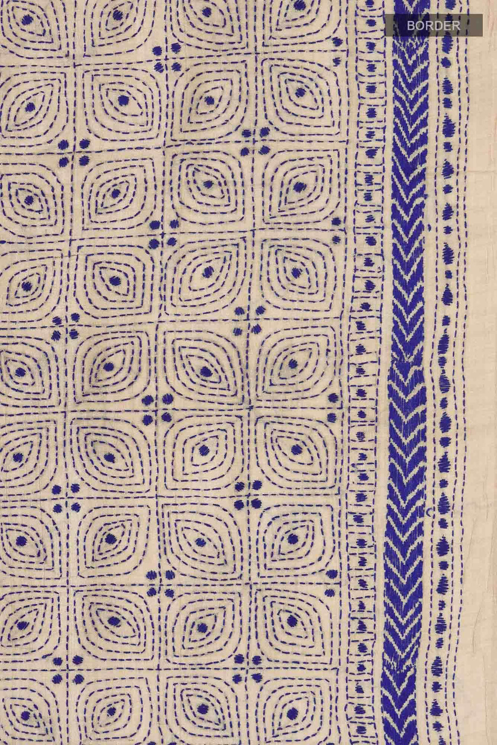 Beige Bhagalpuri Tussar Silk Saree