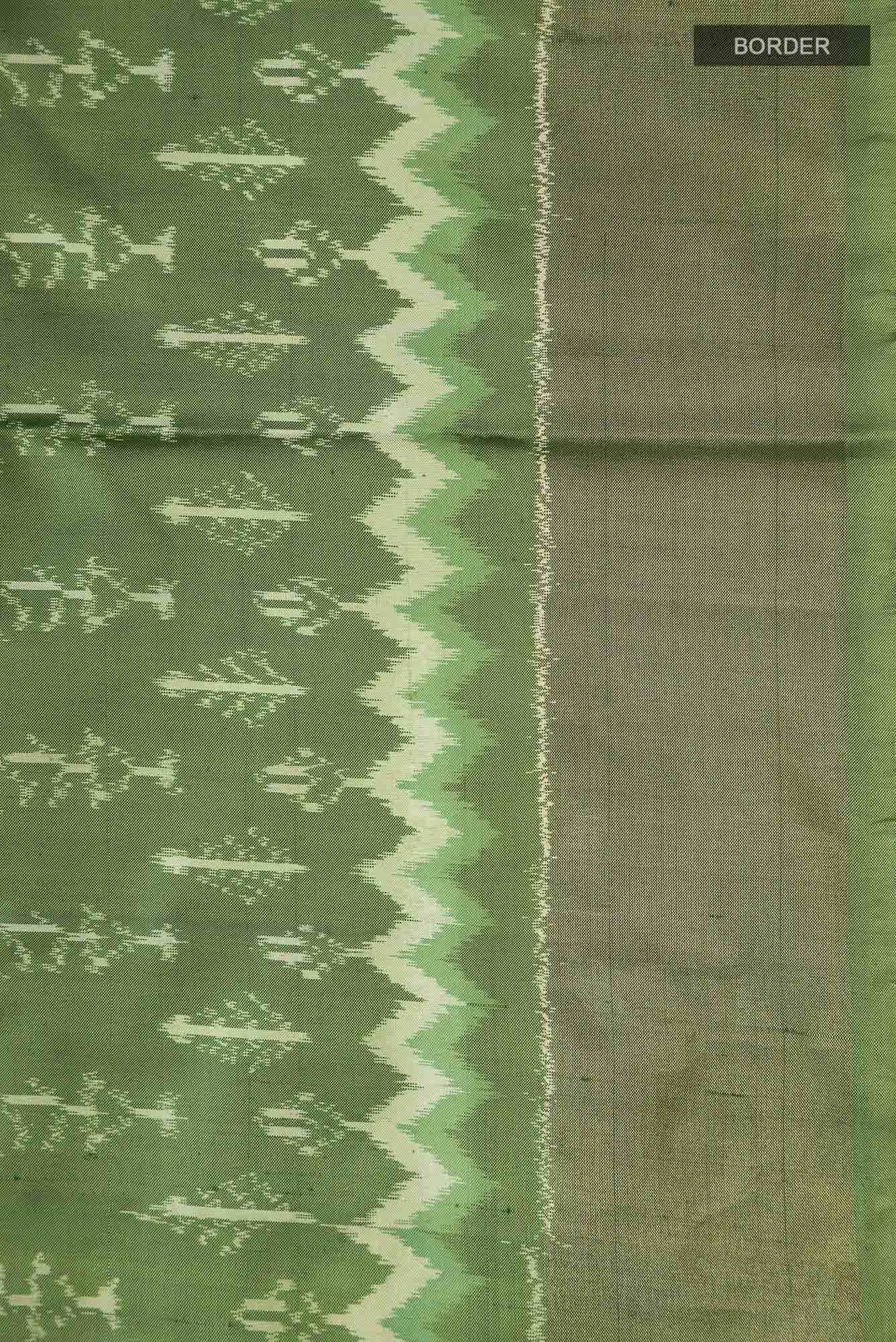 Green Pochampally Silk Saree