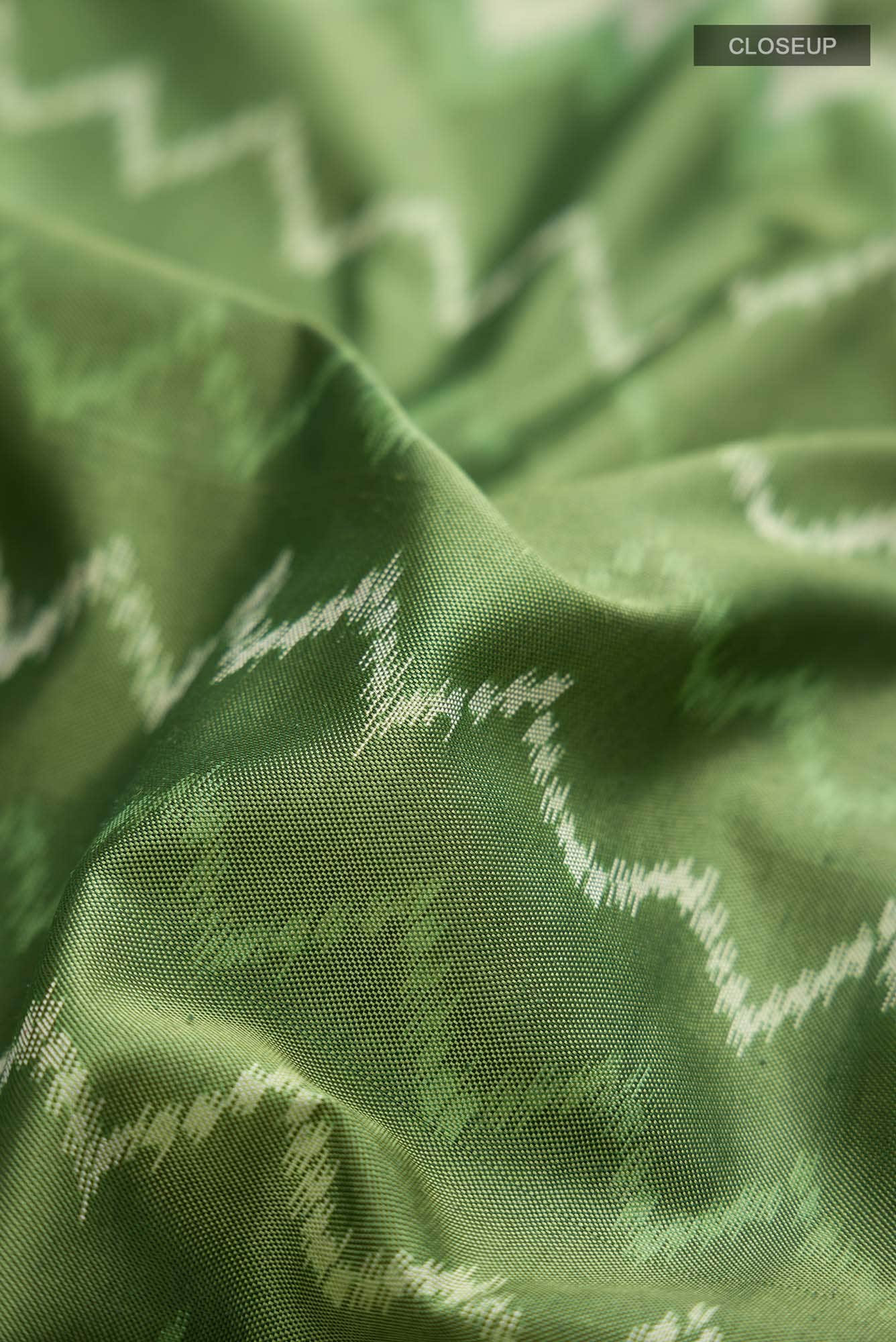 Green Pochampally Silk Saree
