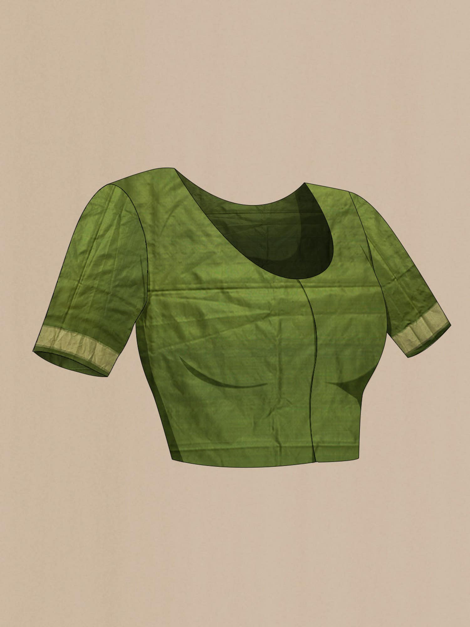 Green Pochampally Silk Saree