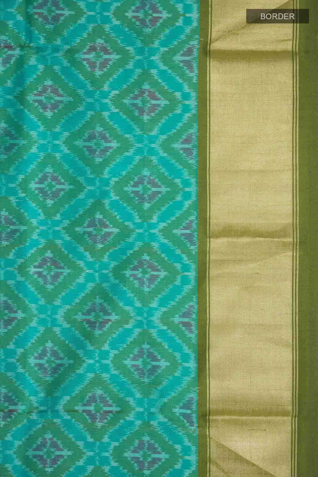 Green Pochampally Silk Saree