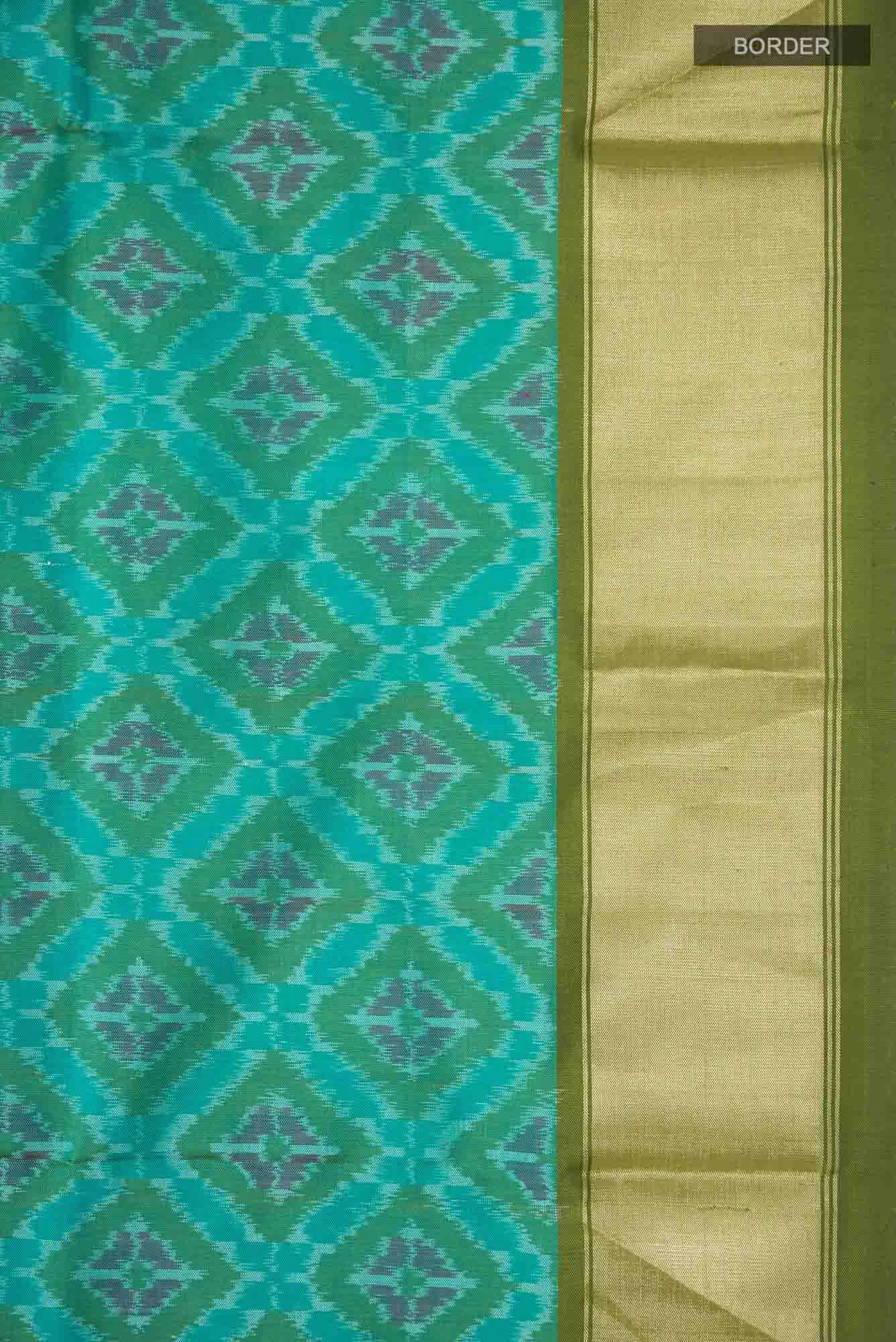 Green Pochampally Silk Saree