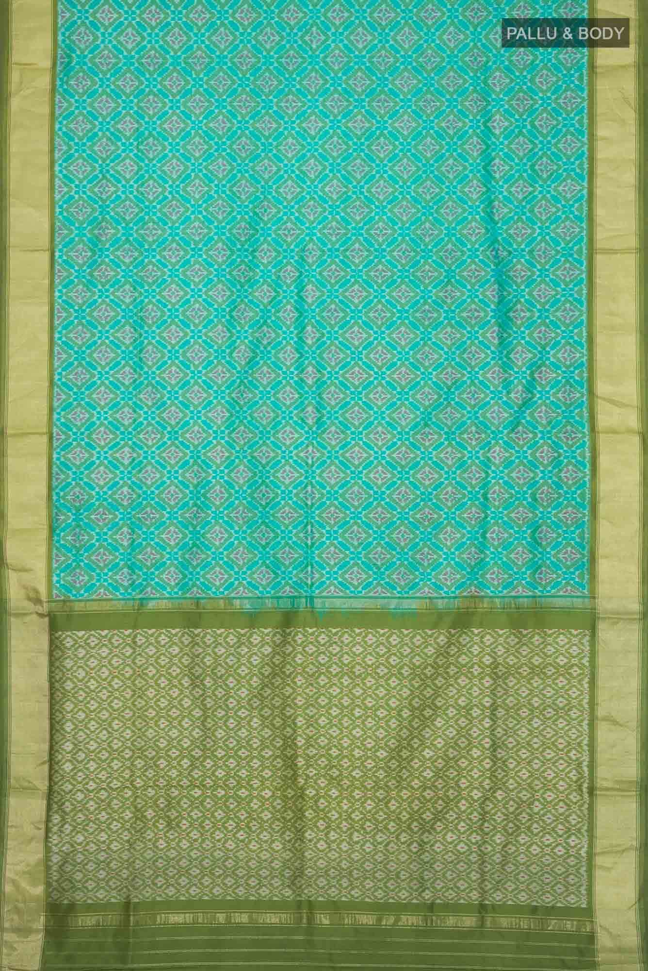 Green Pochampally Silk Saree