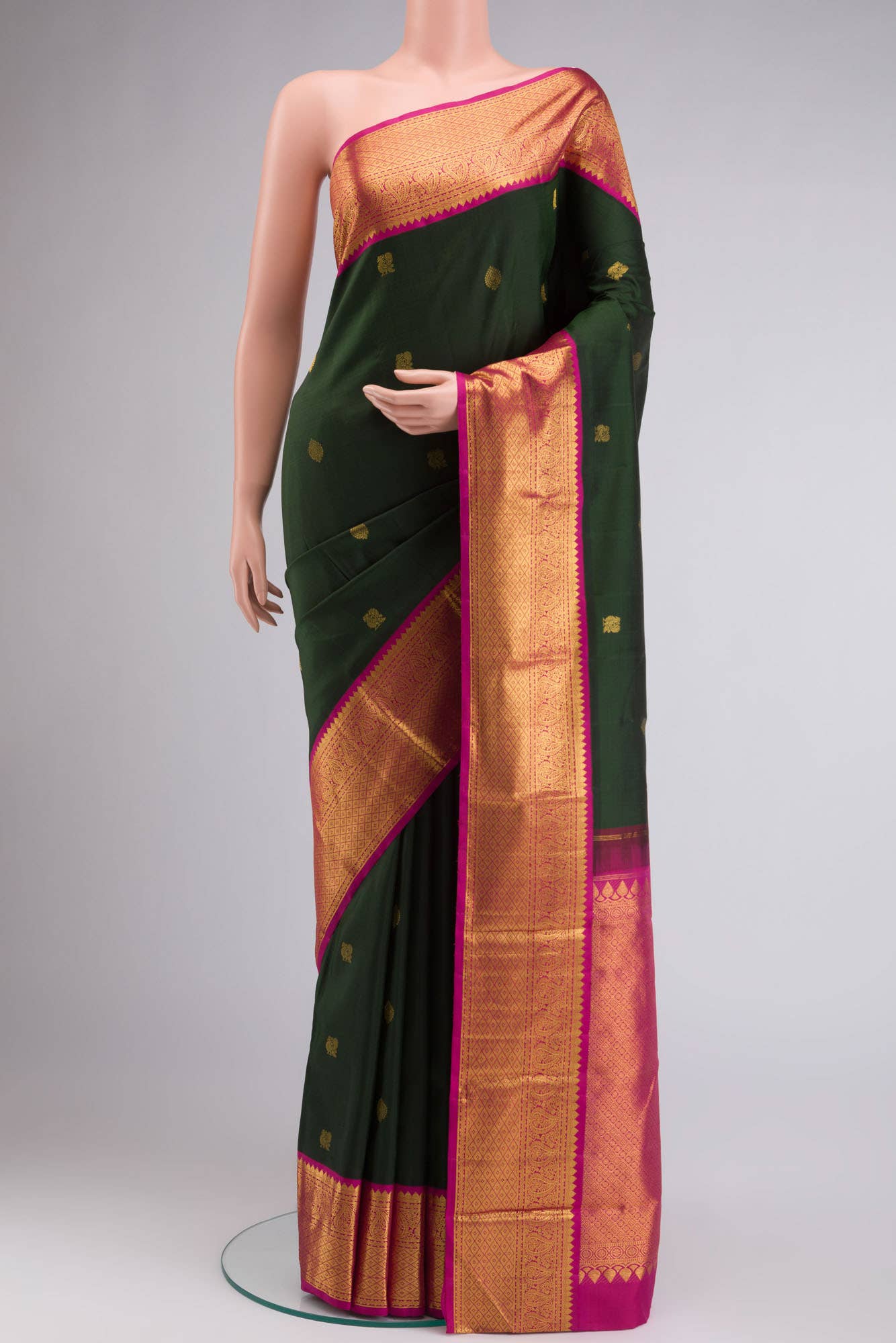 Green Kanchipuram Silk Saree