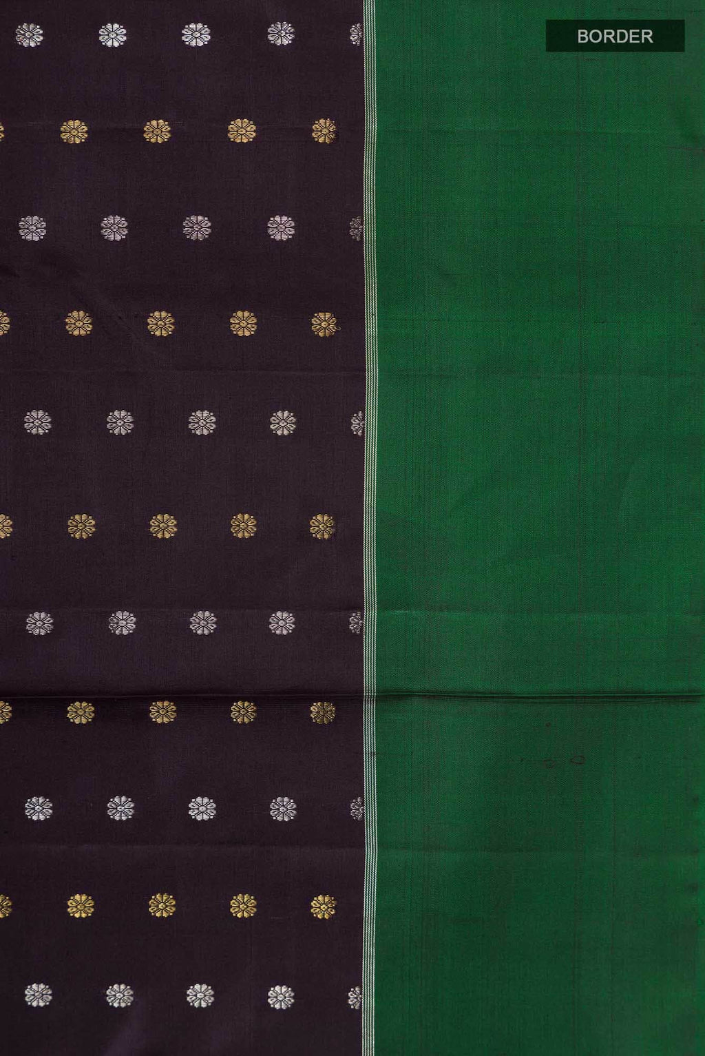 Black Kanchipuram Silk Saree