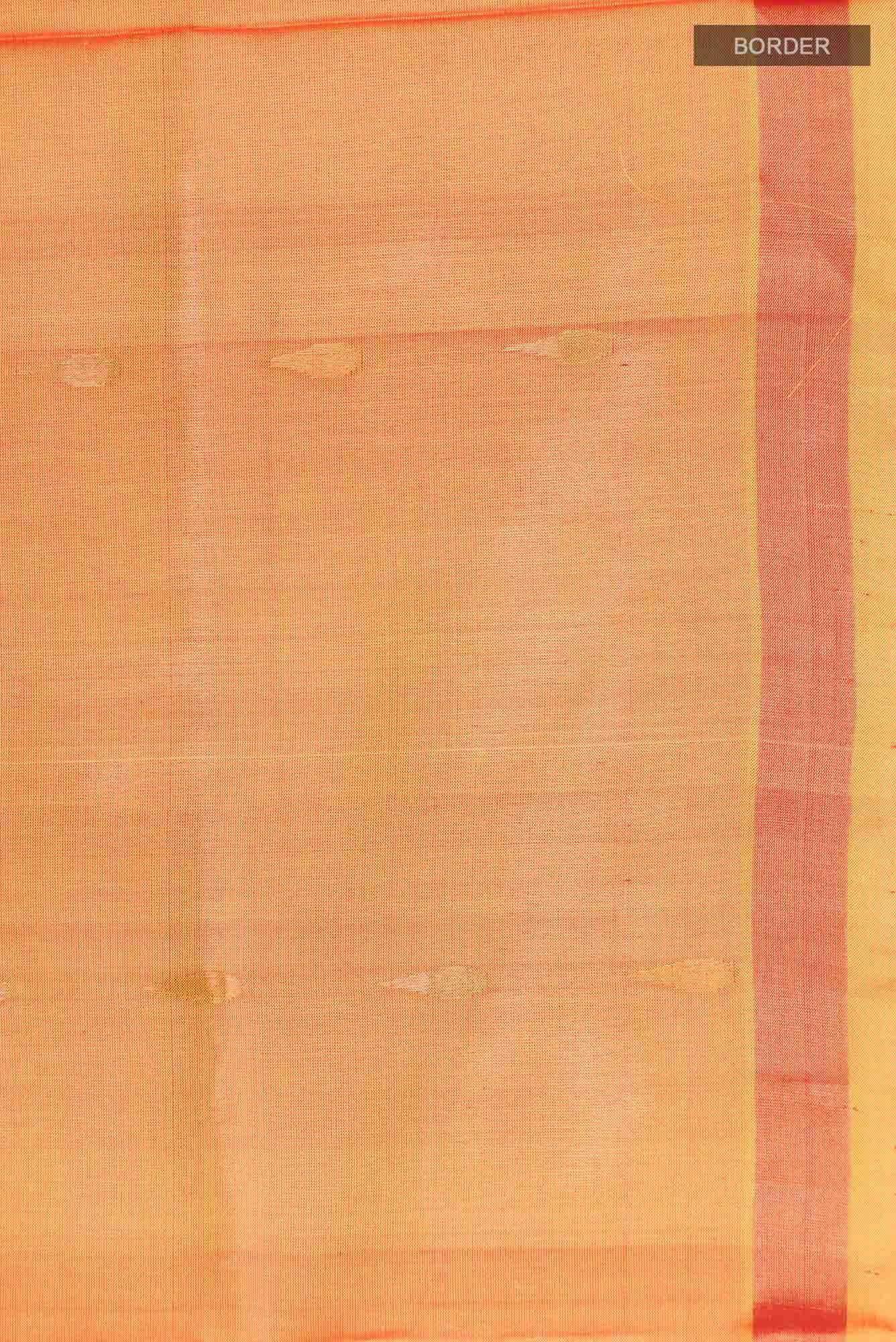 Orange Uppada Silk Saree