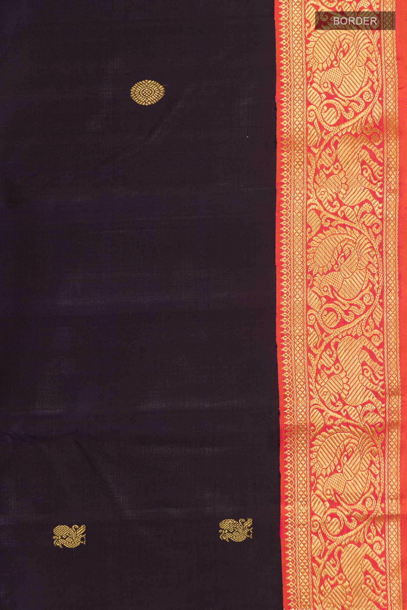 Blue Kanchipuram Silk Saree