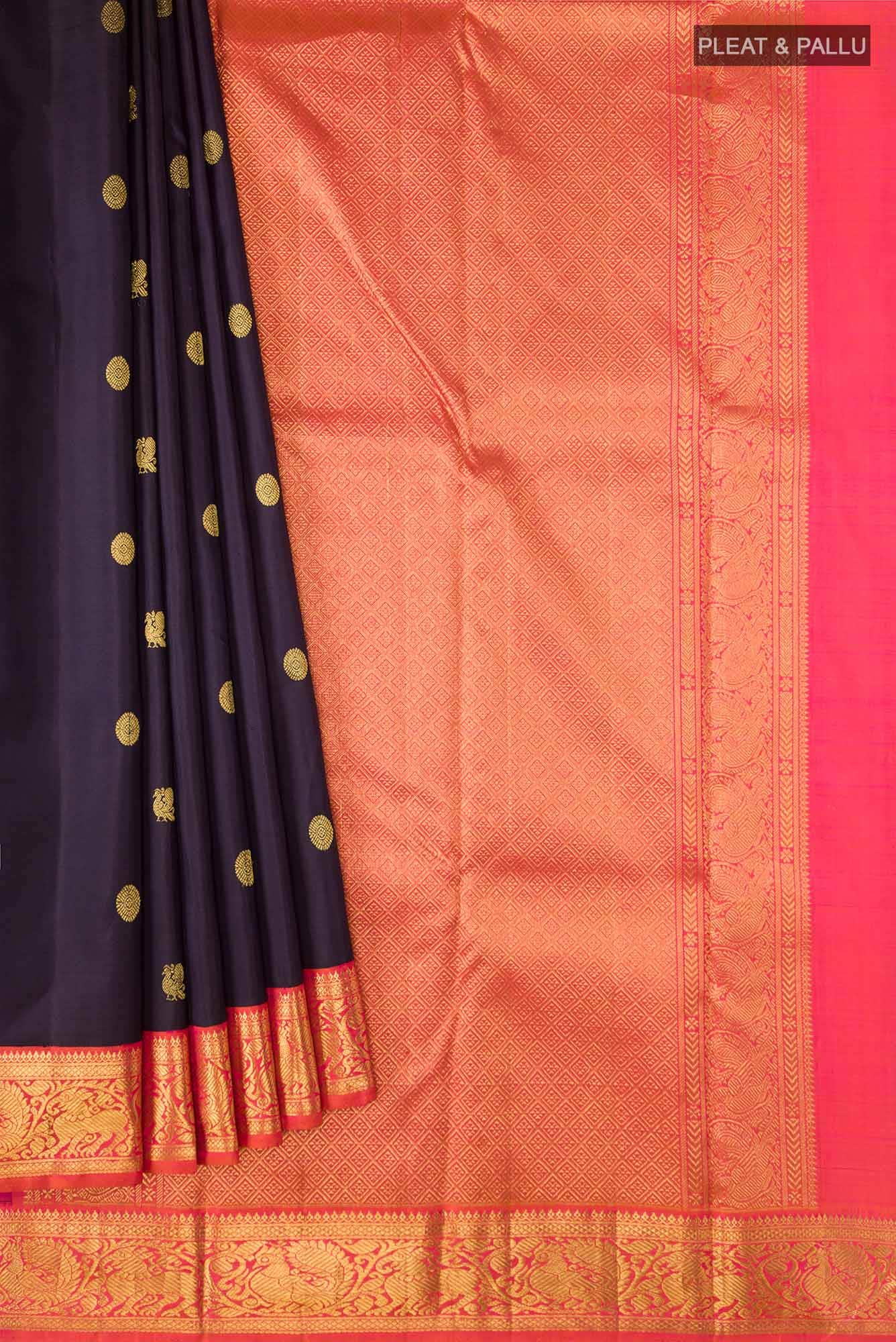 Blue Kanchipuram Silk Saree