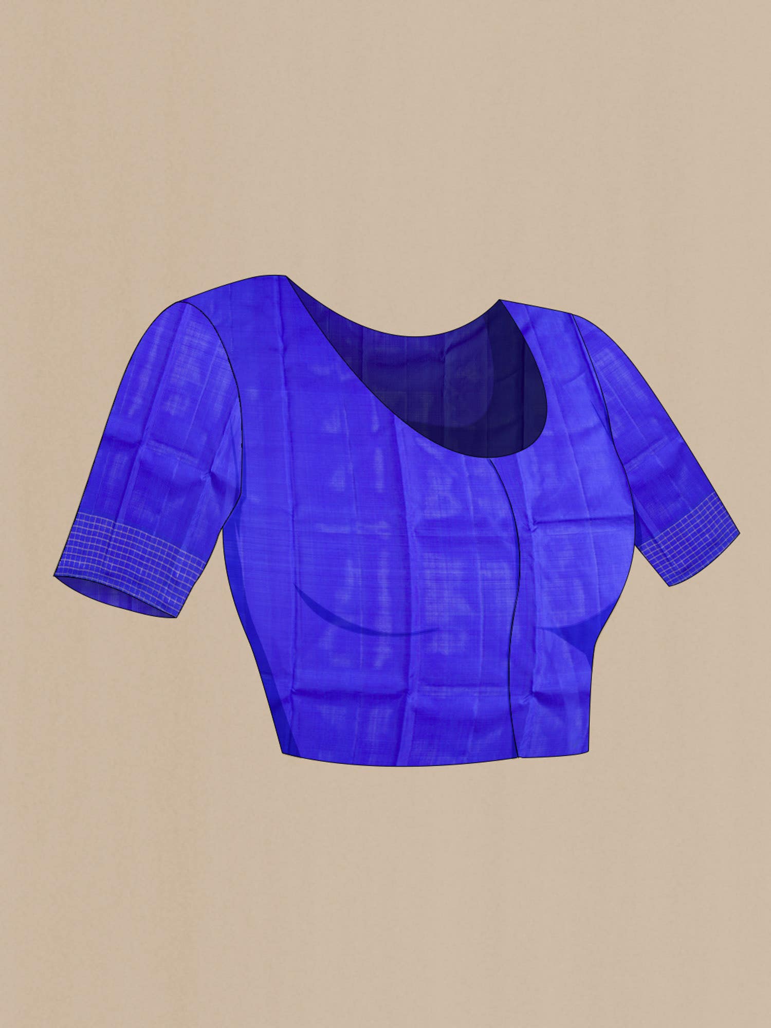 Blue Kanchipuram Silk Saree