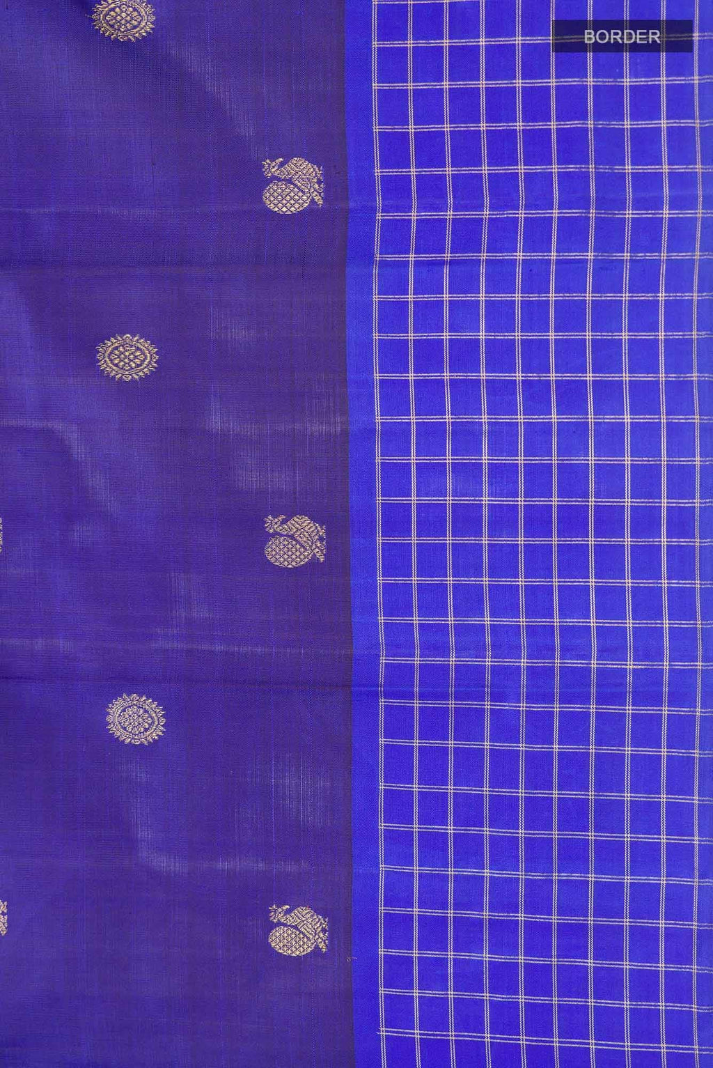 Blue Kanchipuram Silk Saree
