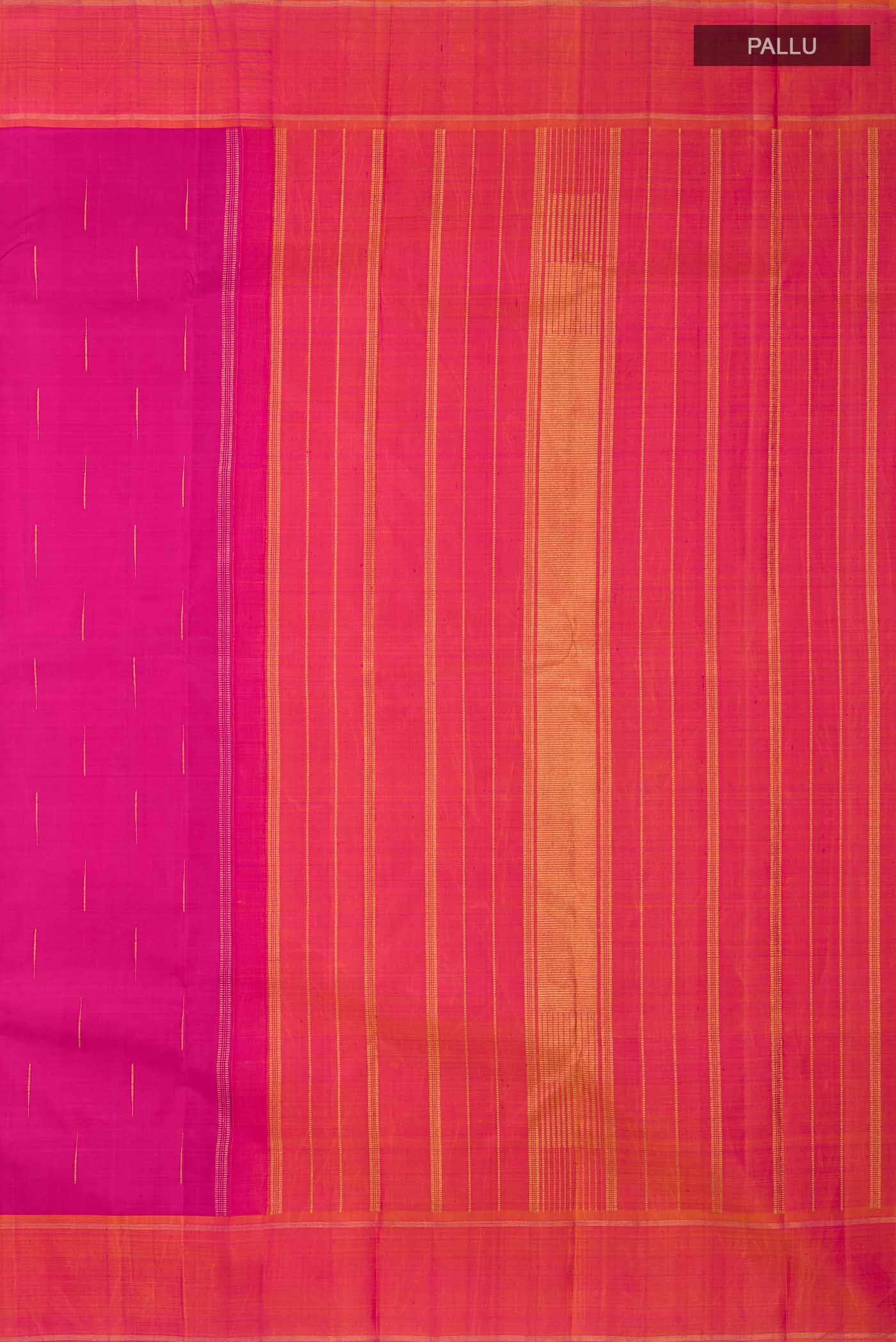 Pink Kanchipuram Silk Saree