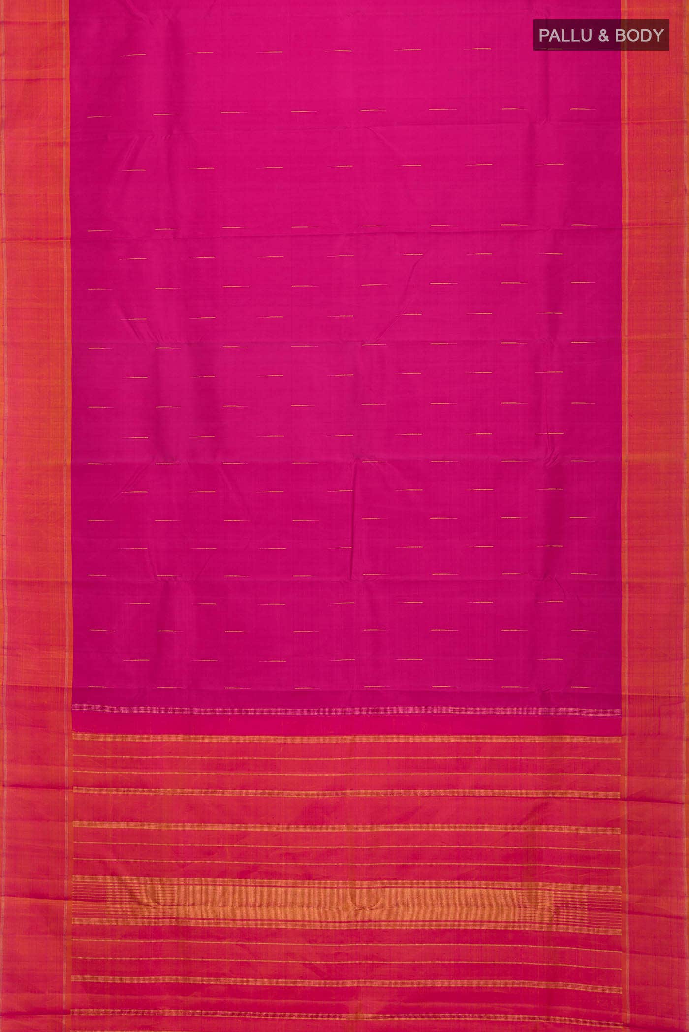 Pink Kanchipuram Silk Saree