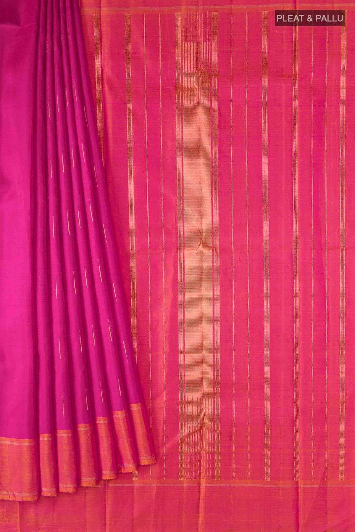 Pink Kanjivaram Silk Saree