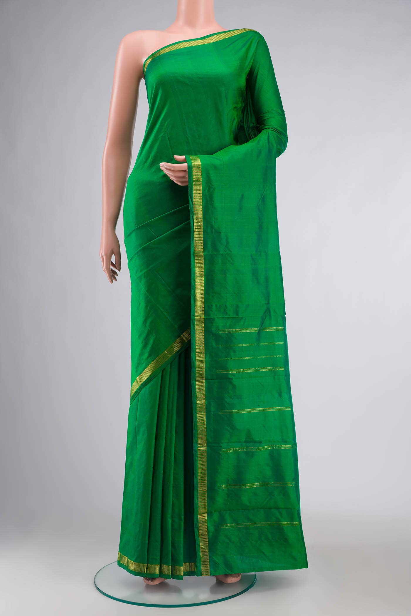 Green Kanchipuram Silk Saree