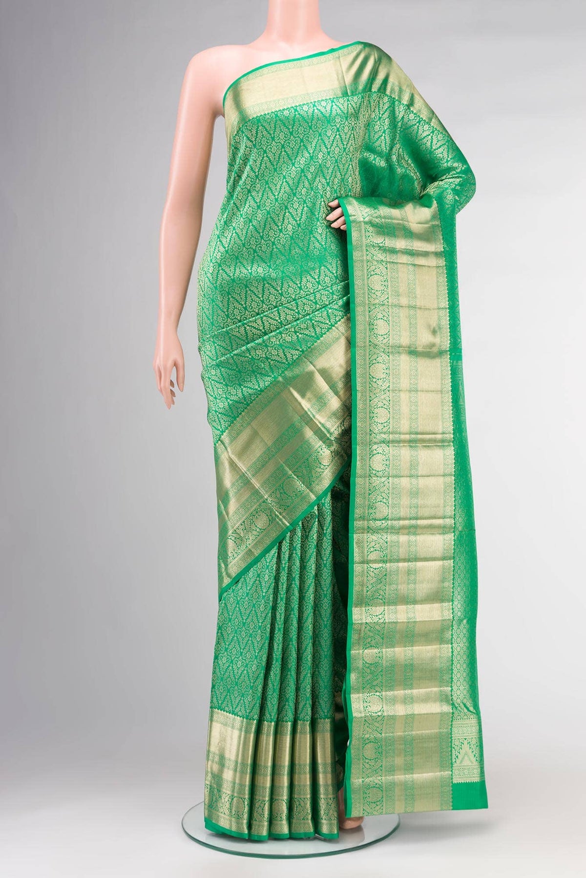 Green Kanchipuram Silk Saree