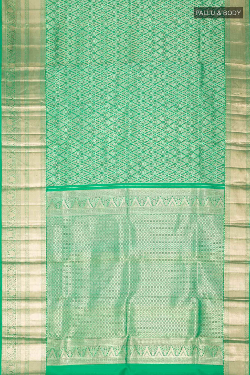 Green Kanchipuram Silk Saree